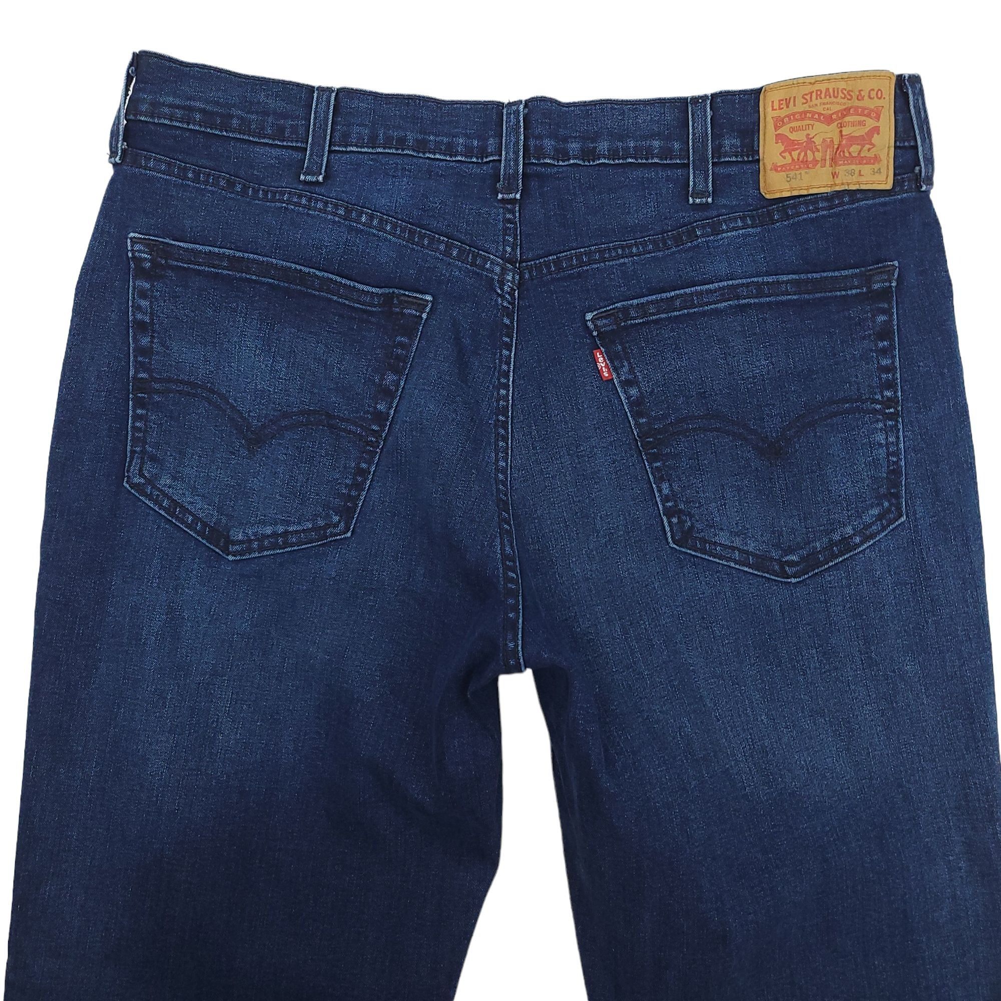 Levi's Levis 541 Jeans Mens 38x34 (Fit 38x32) Athletic Taper Fit Size US 38 / EU 54 - 5 Thumbnail