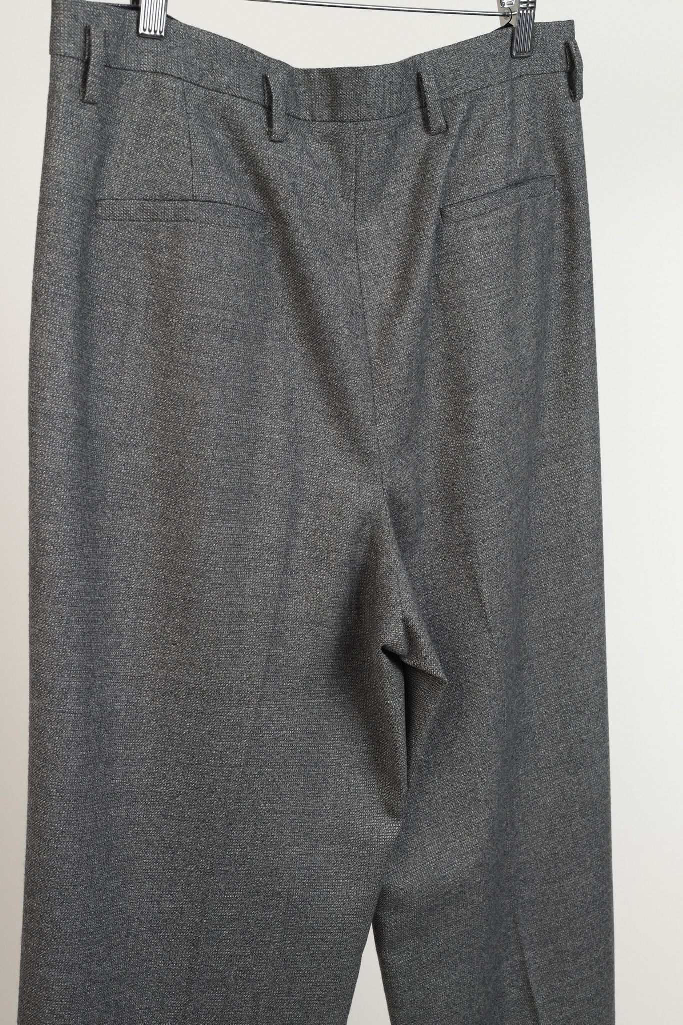 The Row The Row Grey Wide Leg Pleated Trouser Pants Size 30" / US 8 / IT 44 - 7 Thumbnail