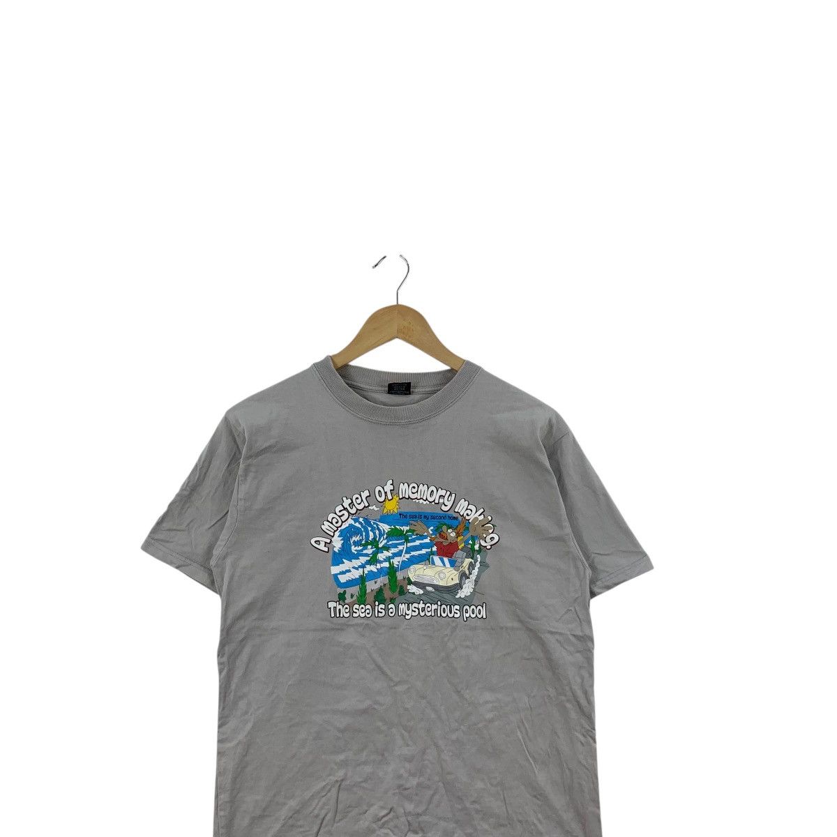 Vintage Vintage SOMEDAY SURF The Sea Is Mysterious Cartoon Tee Shir Size US M / EU 48-50 / 2 - 2 Thumbnail