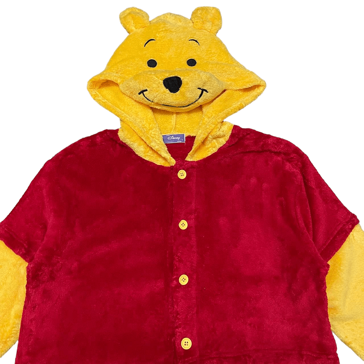 Disney Vintage Disney Winnie The Pooh Fleece Hooded Jacket Size US M / EU 48-50 / 2 - 2 Thumbnail