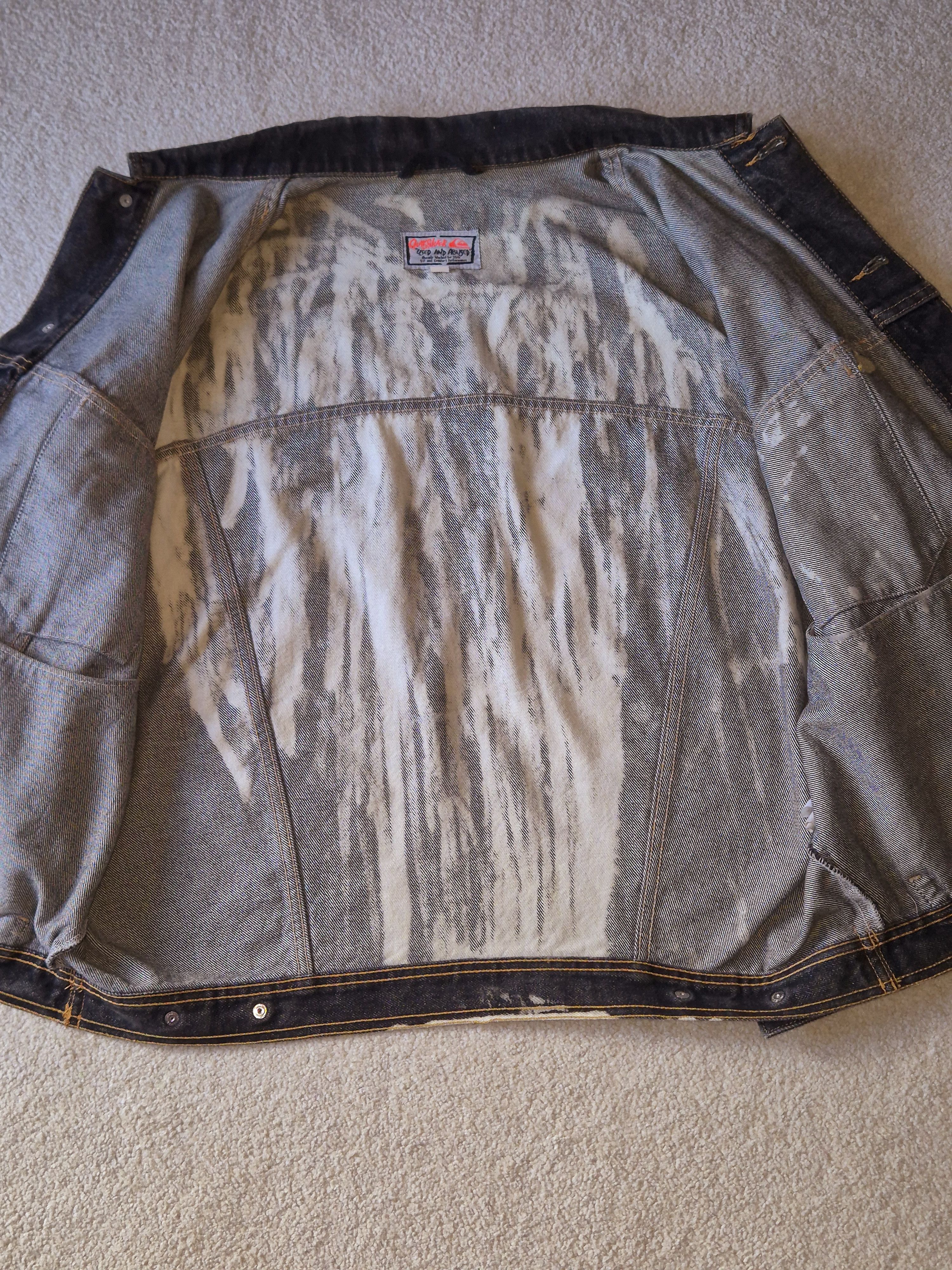 Quiksilver 1988 Quicksilver Used And Abused Men's Denim Jacket Size US L / EU 52-54 / 3 - 16 Thumbnail