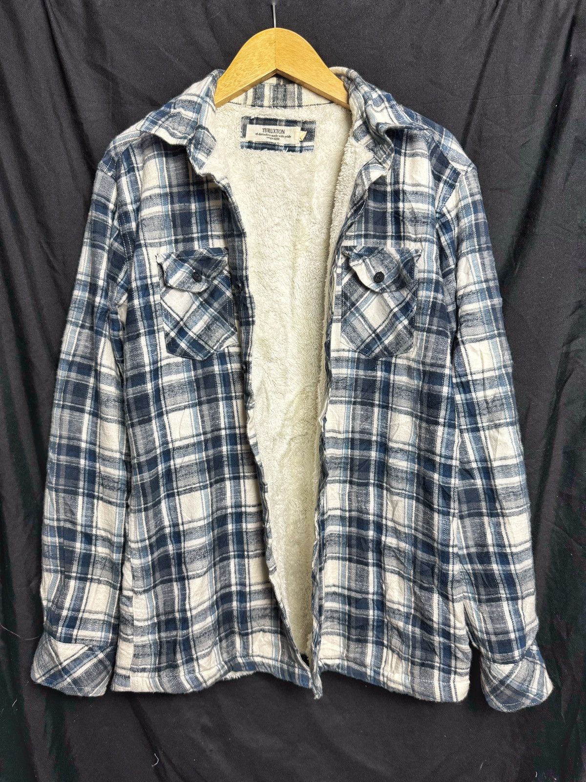 Hysteric Glamour × If Six Was Nine × Japanese Brand Thruxton Sherpa Flannel Button Size US L / EU 52-54 / 3 - 2 Thumbnail