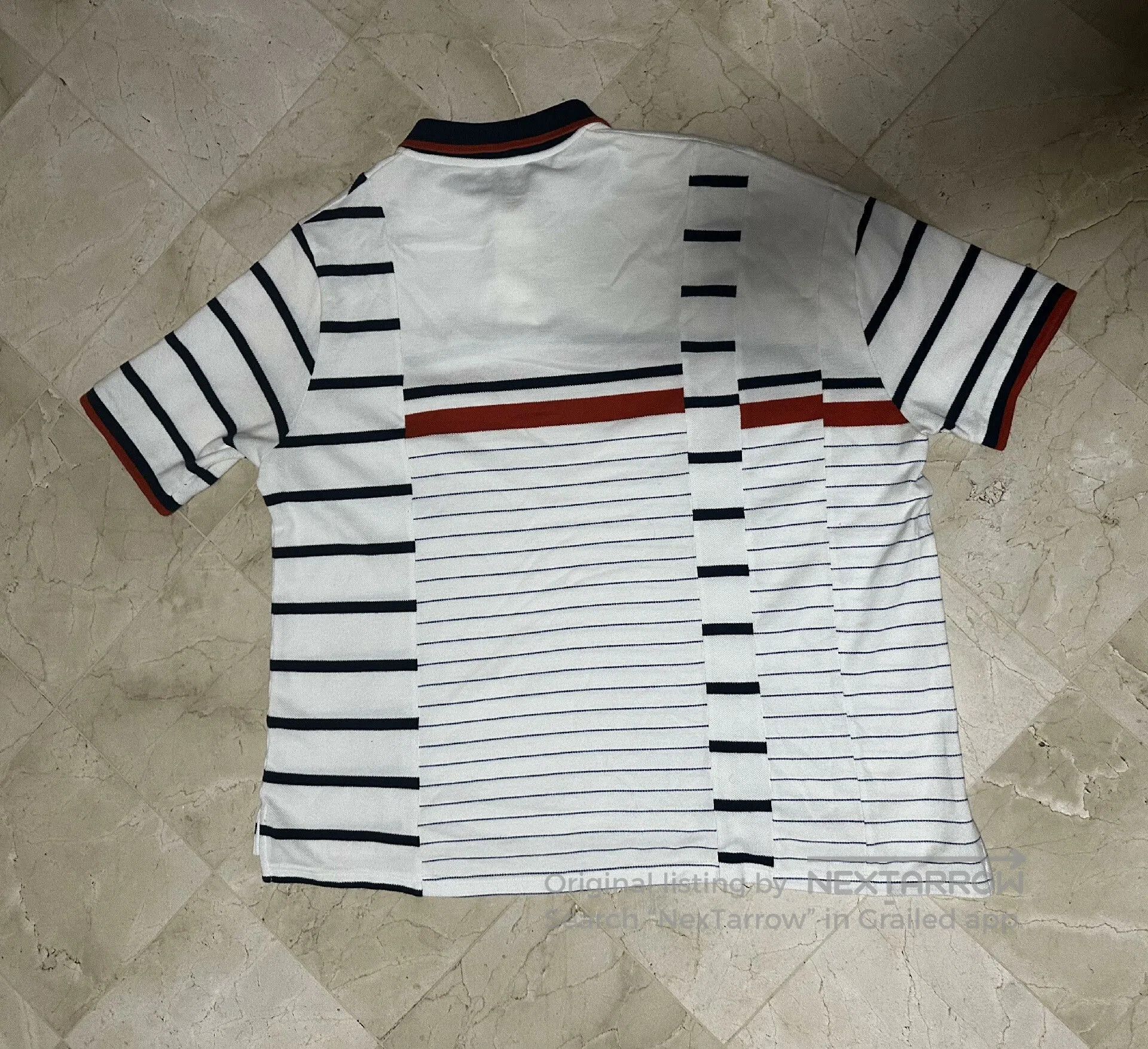 Martine Rose asymmetric cut polo shirt in xl size. Size US XL / EU 56 / 4 - 2 Thumbnail