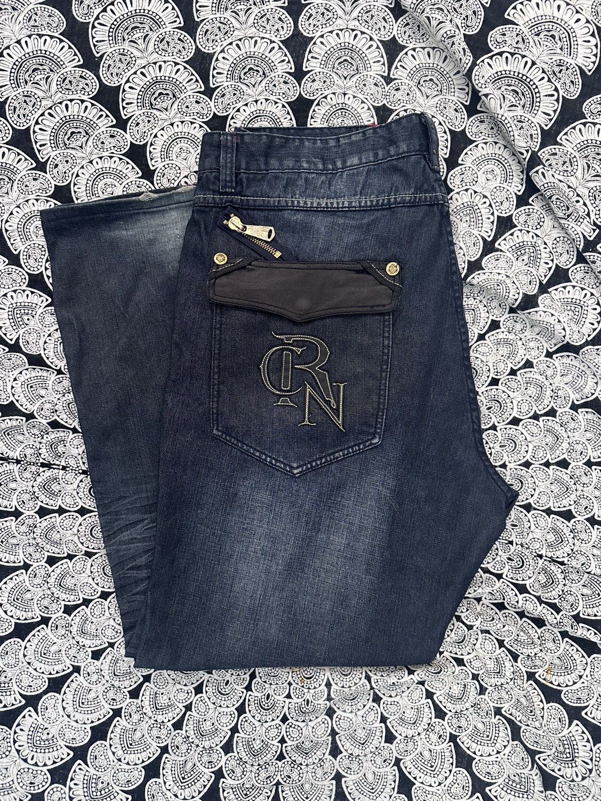 Other Black Crown Royal Jeans Size US 42 / EU 58 - 2 Thumbnail