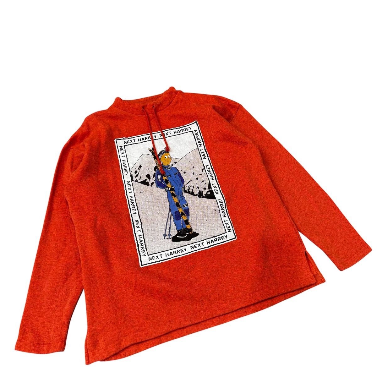 Vintage Vintage French Vintage Sports Ski Graphic Mock Neck Size US L / EU 52-54 / 3 - 3 Thumbnail