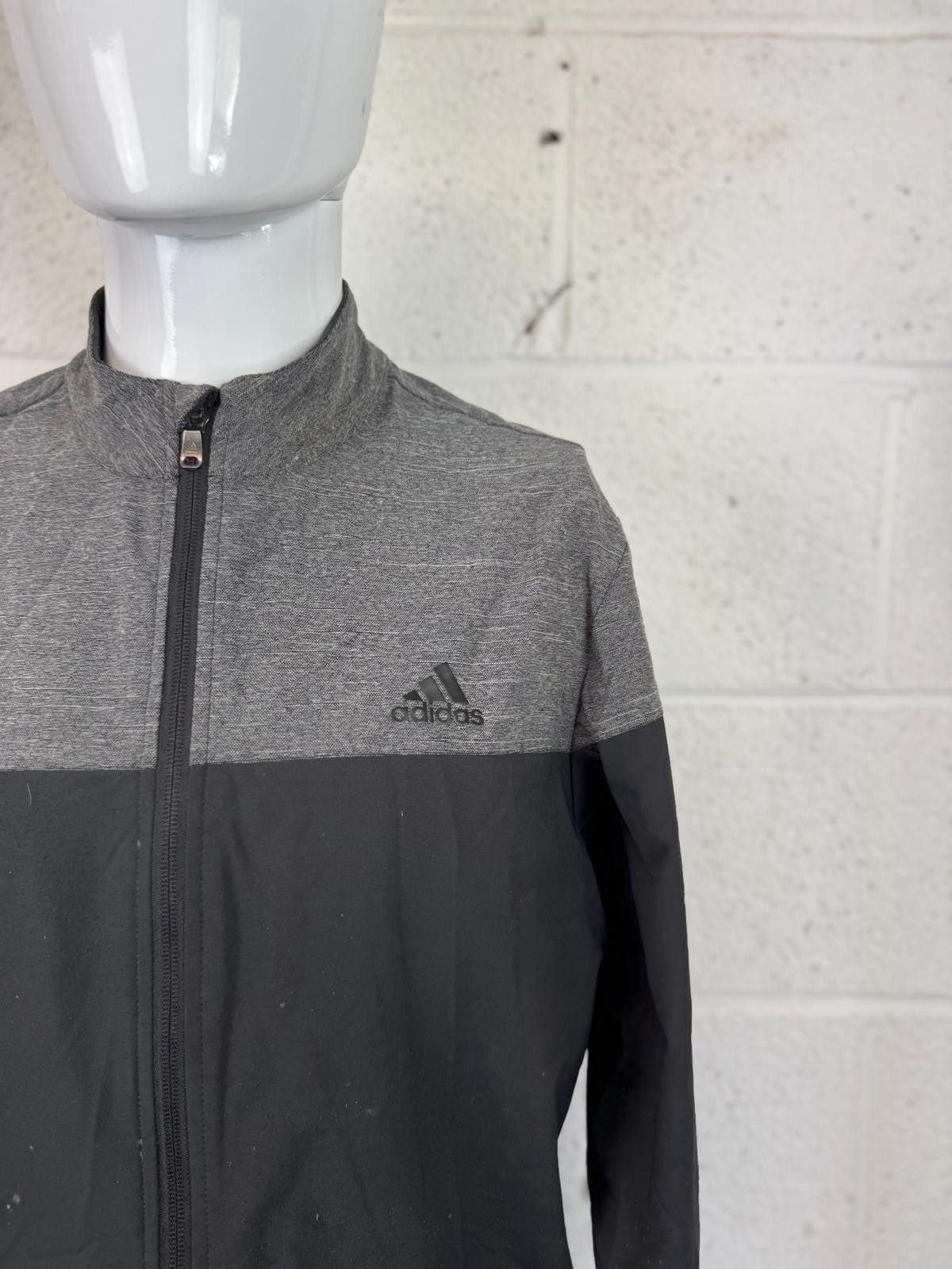 Adidas Adidas Men's Activewear Jacket Black and Gray Size M Size US M / EU 48-50 / 2 - 2 Thumbnail
