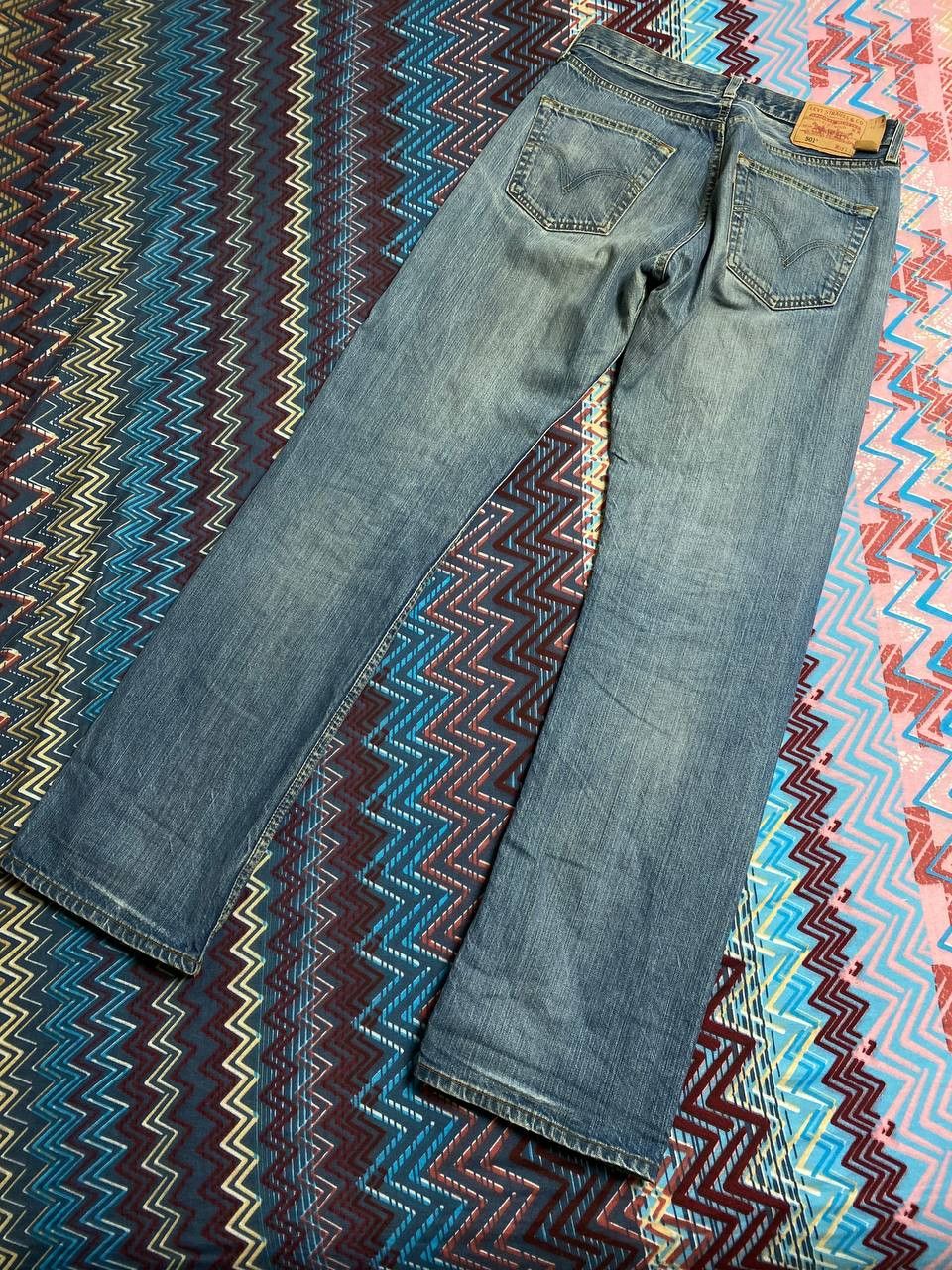 Levi's × Vintage VINTAGE Y2K LEVI'S 501 DARK WASH DENIM JEANS Size US 32 / EU 48 - 8 Thumbnail