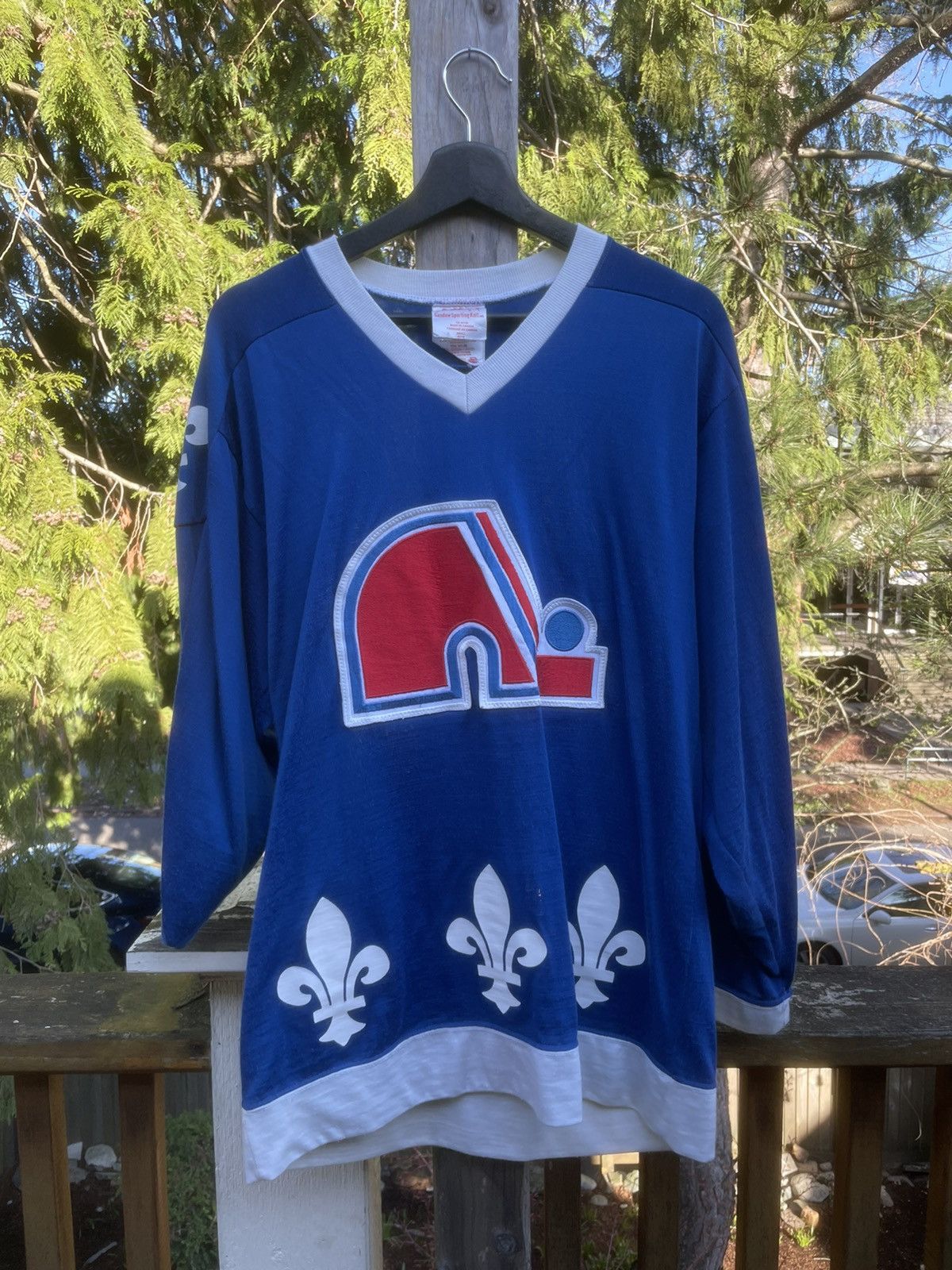 Vintage Quebec Nordiques Hockey Jersey