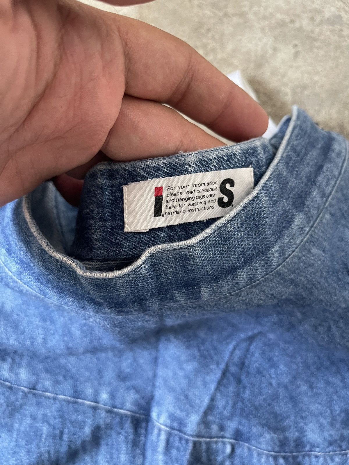Issey Miyake Issey Miyake Denim Skirt Panel Seam Size 24" / US 00 / IT 34 - 6 Thumbnail