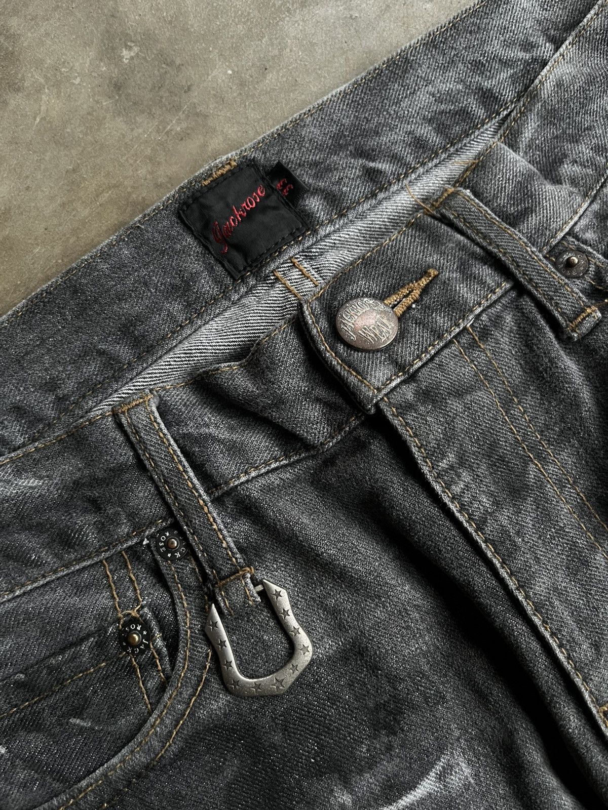 14th Addiction JAPANESE JACKROSE FLARE BOOT CUT VKEI SEDITIONARIES PANTS Size US 33 - 6 Thumbnail