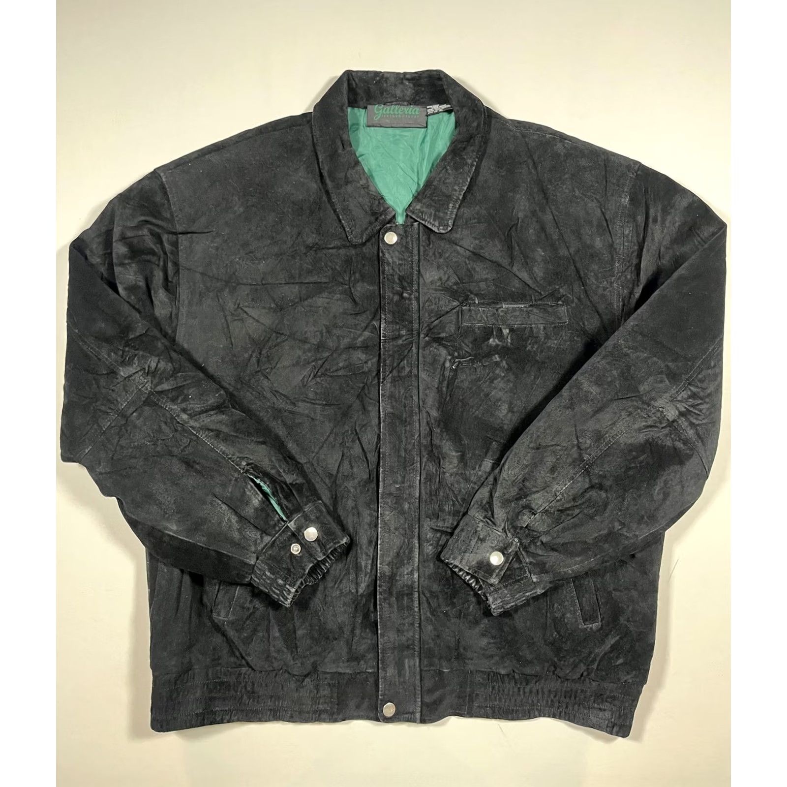 Vintage VINTAGE Galleria Benson & Hedges Jacket Mens XL Black Leather Bomber Lined 90s Size US XL / EU 56 / 4 - 2 Thumbnail