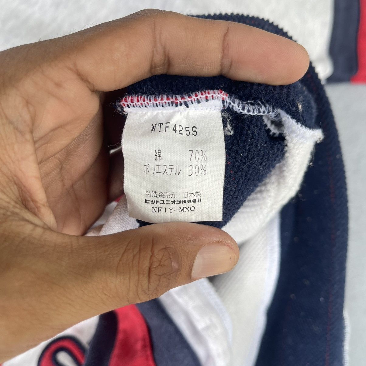 Wilson Vintage 90s Wilson Pro Staff Hoodie – Grey/Red/Navy Size US L / EU 52-54 / 3 - 14 Thumbnail