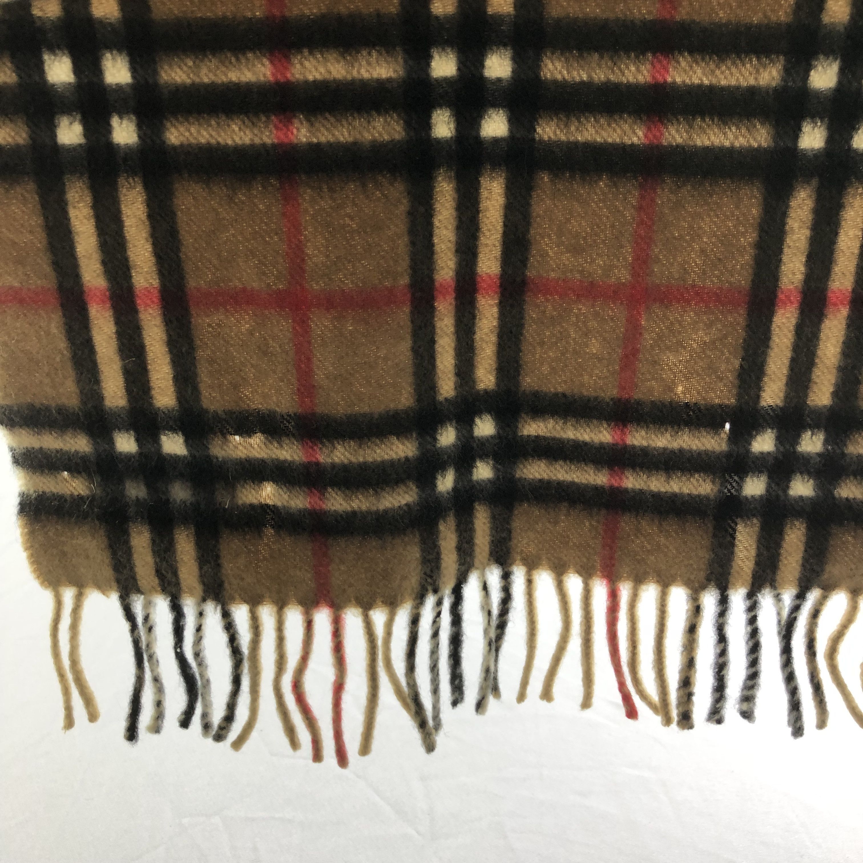 Burberry Burberrys Nova Check Cashmere Scarf Muffler V2212 Size ONE SIZE - 10 Thumbnail