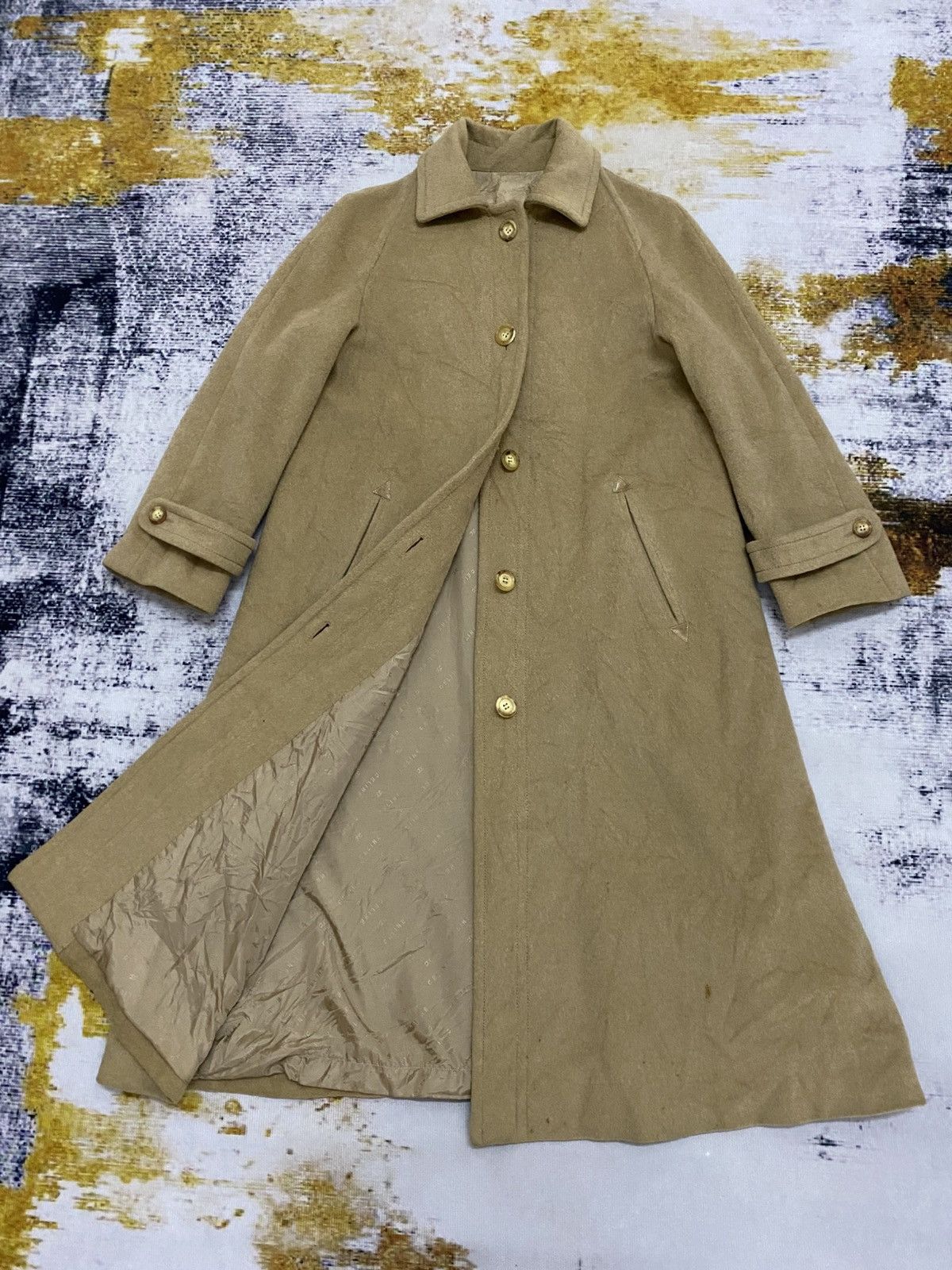 Celine Celine Wool Trench Coat Jacket Size S / US 4 / IT 40 - 6 Thumbnail