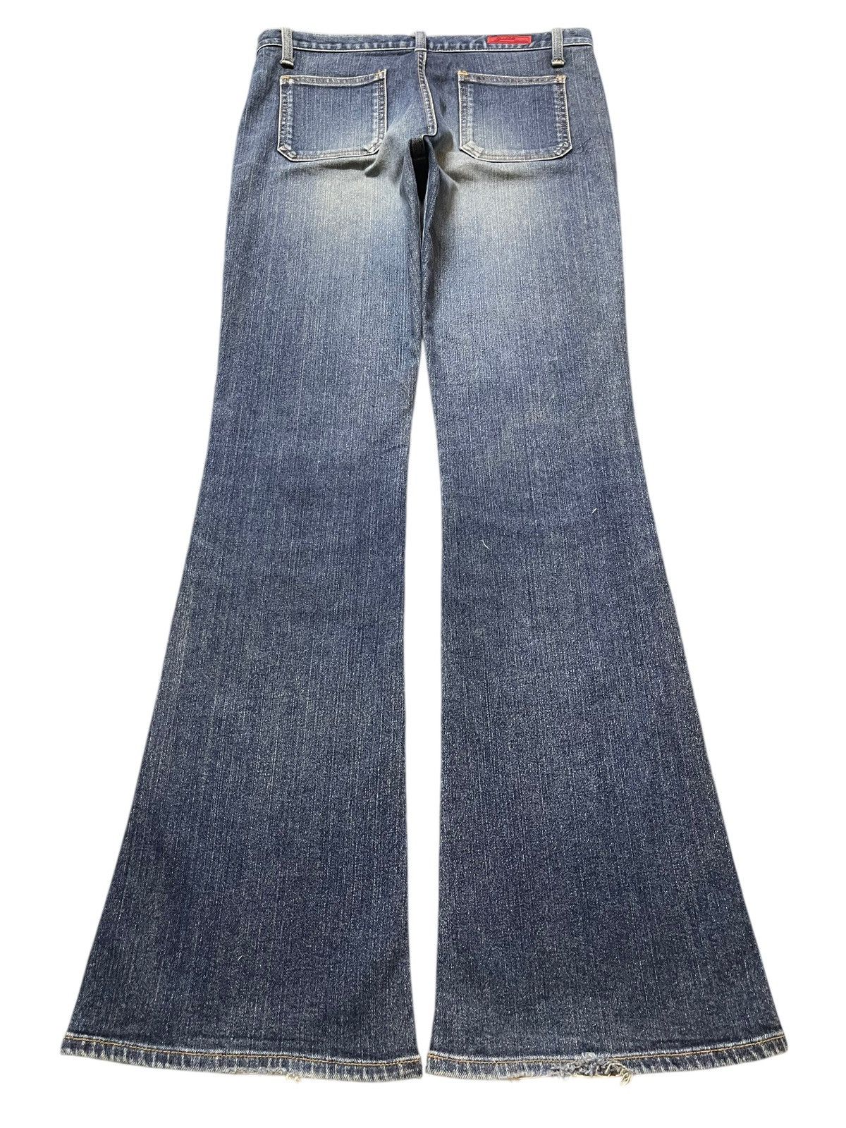 Hysteric Glamour Vintage Japanese Brand Blue Wash Faded Style Flare Jeans Size US 30 / EU 46 - 2 Thumbnail