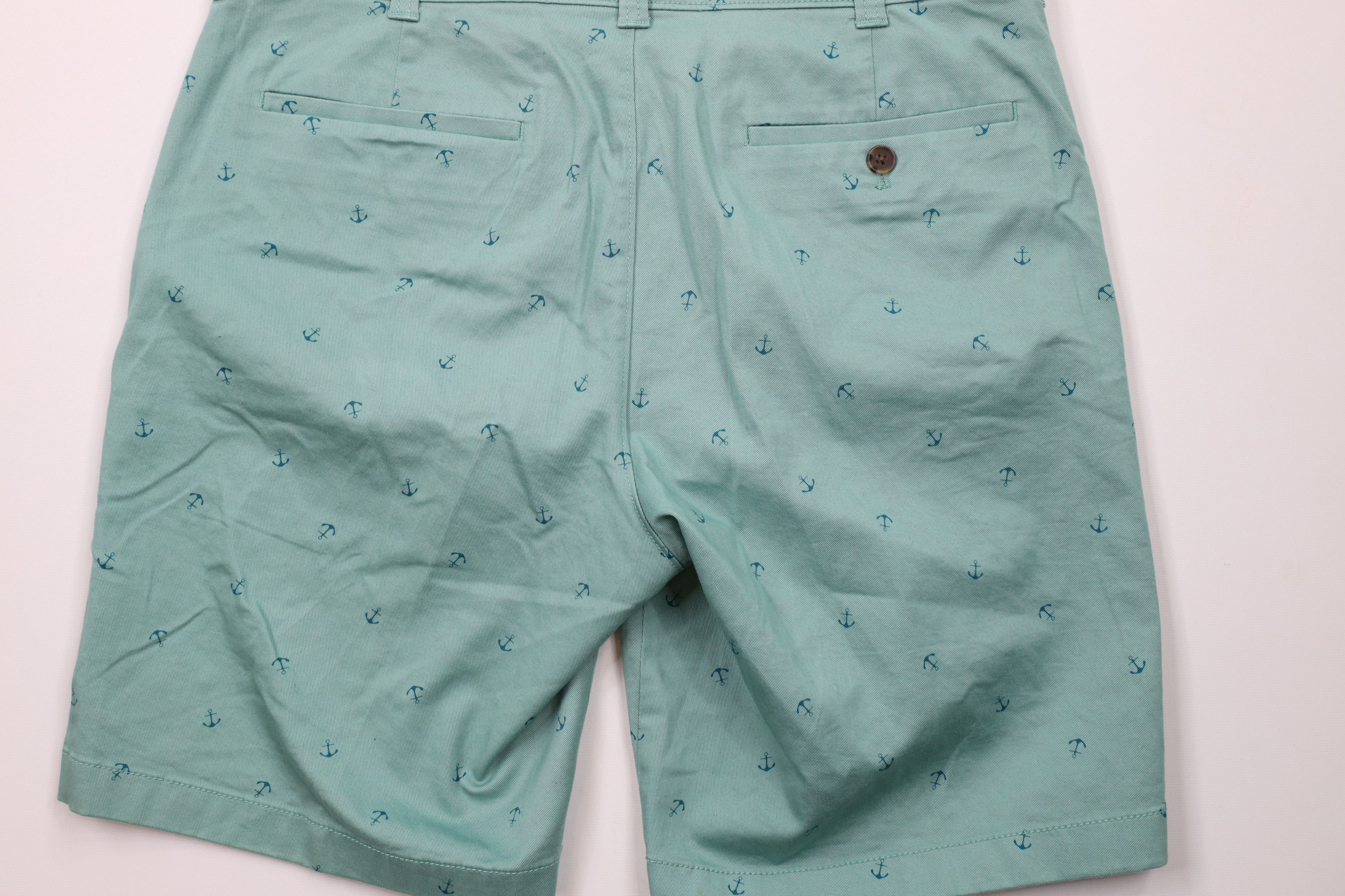 J.Crew × Vintage J Crew All Over Print Flat Front Above Knee Chino Shorts Size US 33 - 10 Thumbnail