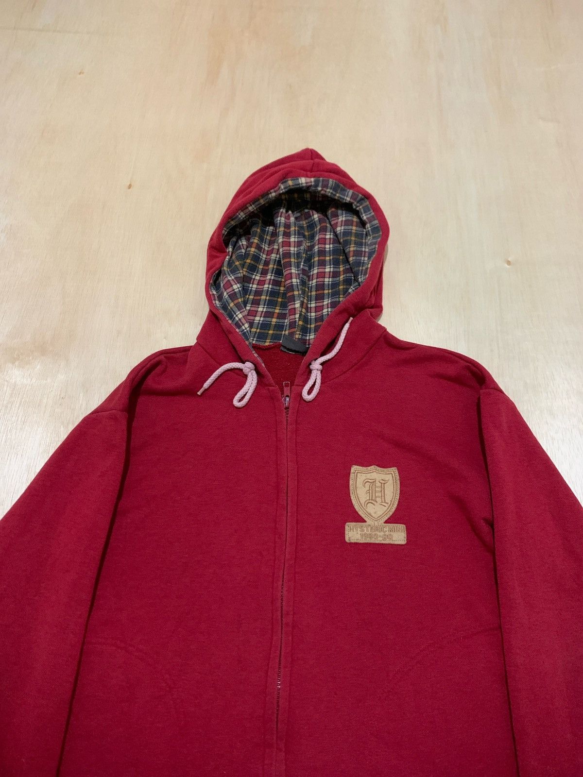 Hysteric Glamour × Japanese Brand Vintage Hysteric Mini Logo Zip Hoodie Size M / US 6-8 / IT 42-44 - 2 Thumbnail