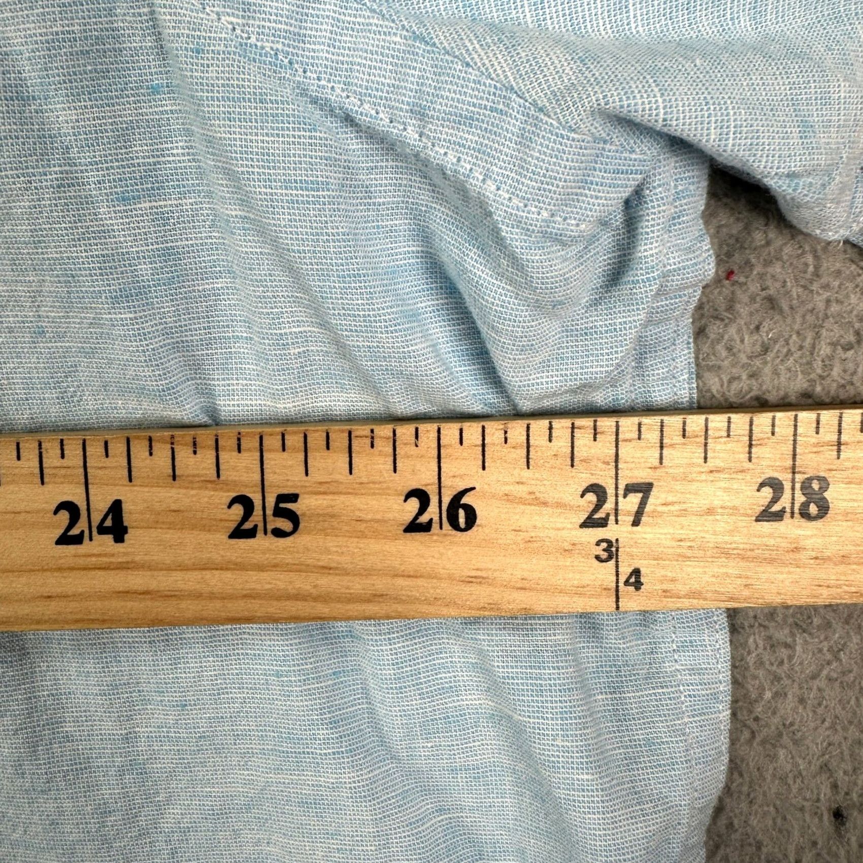 Vintage Sonoma Mens Linen Blend Shirt 2XL Light Blue Button-Down Short Sleeve Pocket NEW Size US XXL / EU 58 / 5 - 6 Thumbnail