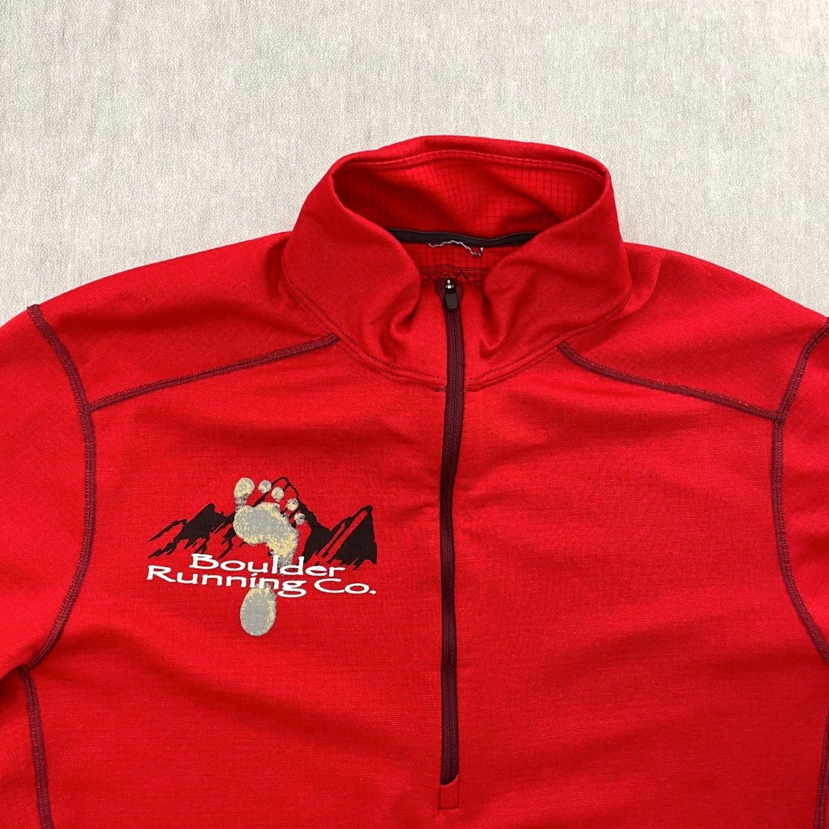 Patagonia Patagonia Pullover Mens Small Red Capilene Midweight Base Layer 1/4 Zip Zip Mock Neck Mockneck Zipper Logo Size US S / EU 44-46 / 1 - 2 Thumbnail