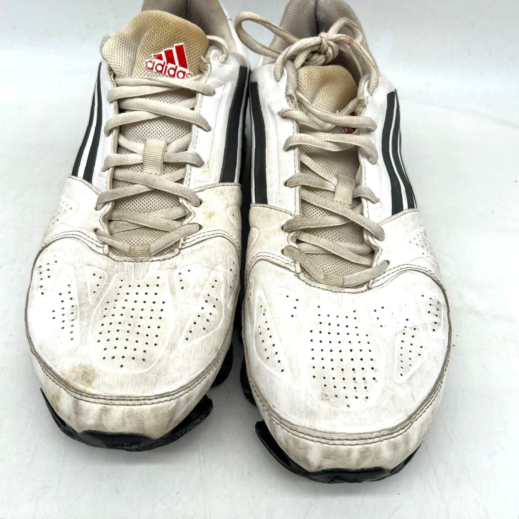 Adidas Adidas Bounce RAVA Sneakers Men Size 11 White Athletic Casual 2014 D66163 Size US 11 / EU 44 - 3 Thumbnail