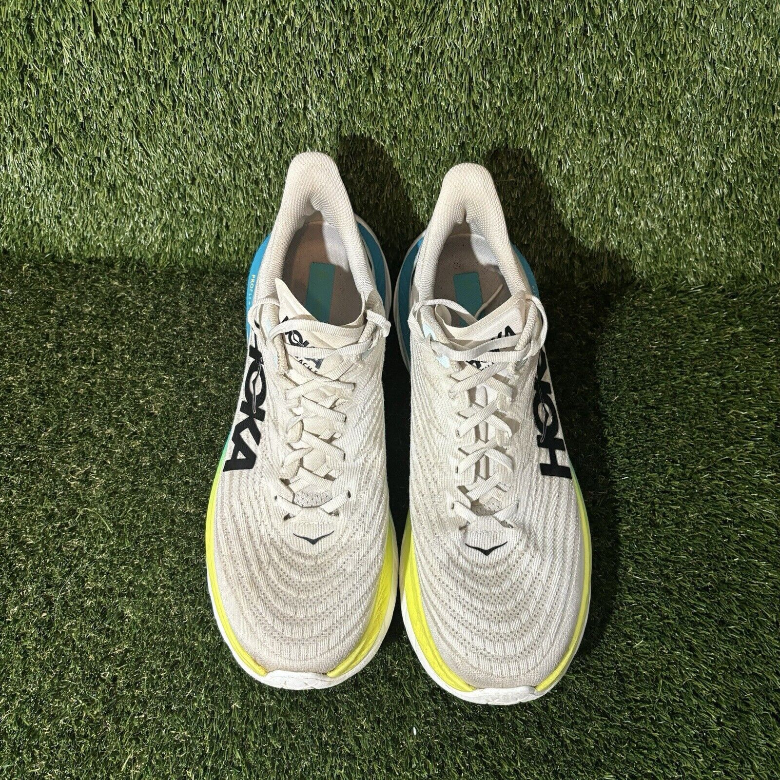 Hoka Size 12.5 - Hoka One One Mach 5 White Blue Glass Size US 12.5 / EU 45-46 - 2 Thumbnail