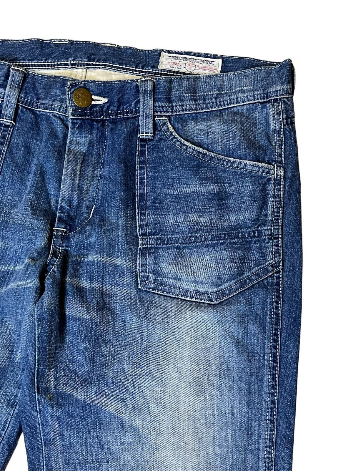 Edwin FLARE🔥EDWIN REBEL VINTAGE BUSHPANT LOW RISE FLARED JEANS Size US 34 / EU 50 - 3 Thumbnail