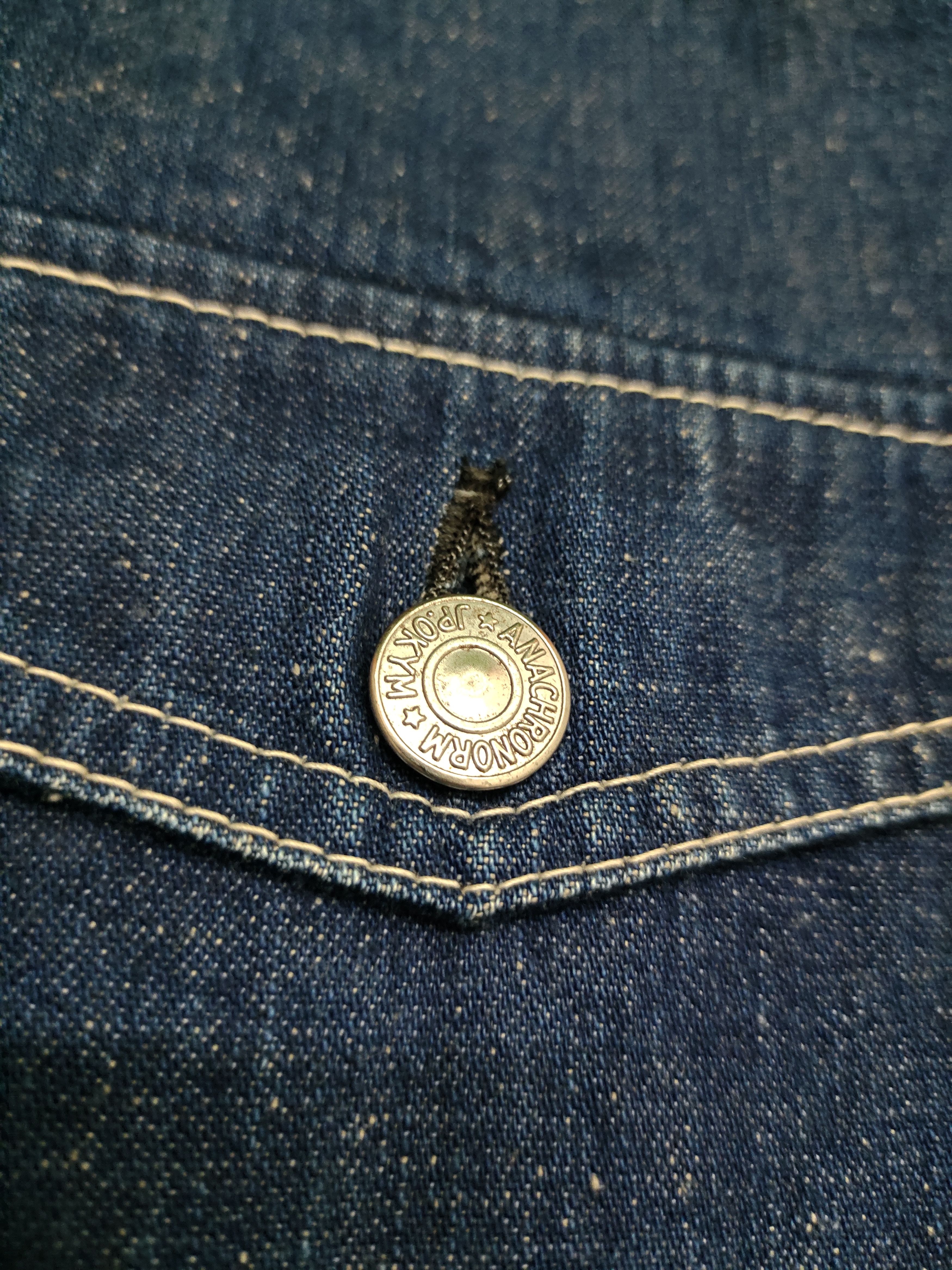 ANACHRONORM Anachronnorm Japan Type 2 Buckle Back Denim Jacket Size US S / EU 44-46 / 1 - 8 Thumbnail