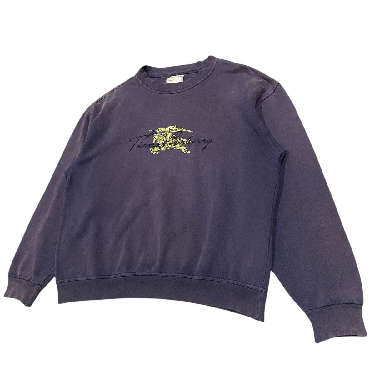 Burberry Prorsum Vintage Burberrys Sweatshirt Navy Blue Thomas Size US L / EU 52-54 / 3 - 2 Thumbnail