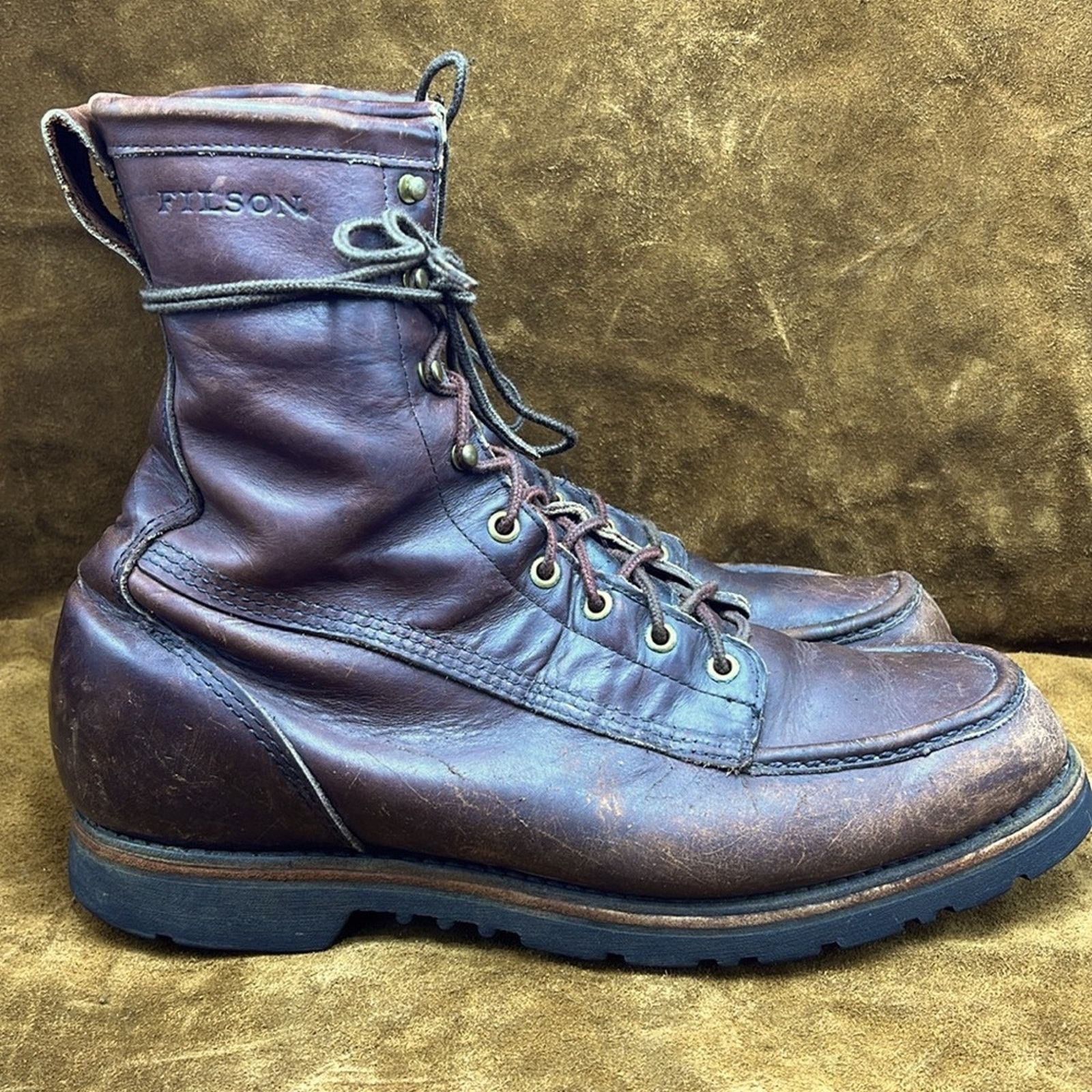 Filson Filson Mock Toe Brown Leather Boots Size US 12 / EU 45 - 2 Thumbnail