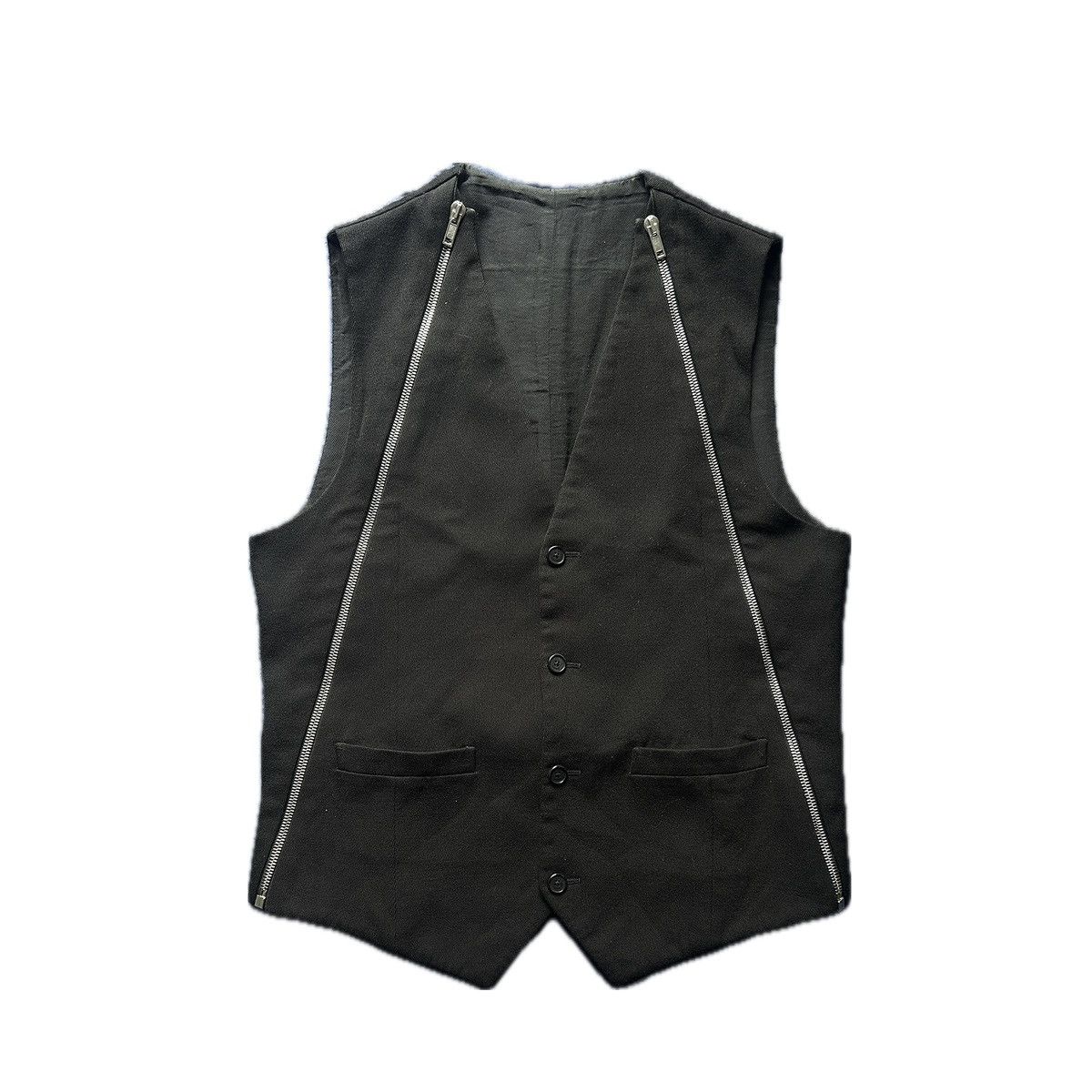 【Givenchy】vintage vest Givenchy Reversible Vest Jacket Womens 46 Red Beige Made In