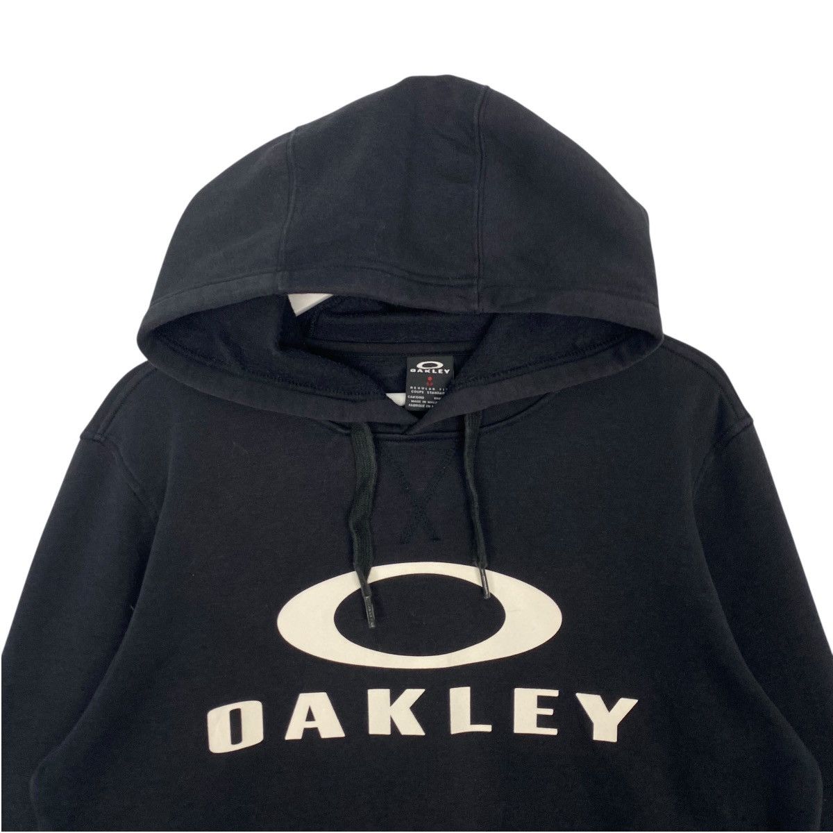 Vintage Vintage Oakley Hoodie Sweater Black Pullover Jumper Size M Size US M / EU 48-50 / 2 - 4 Thumbnail