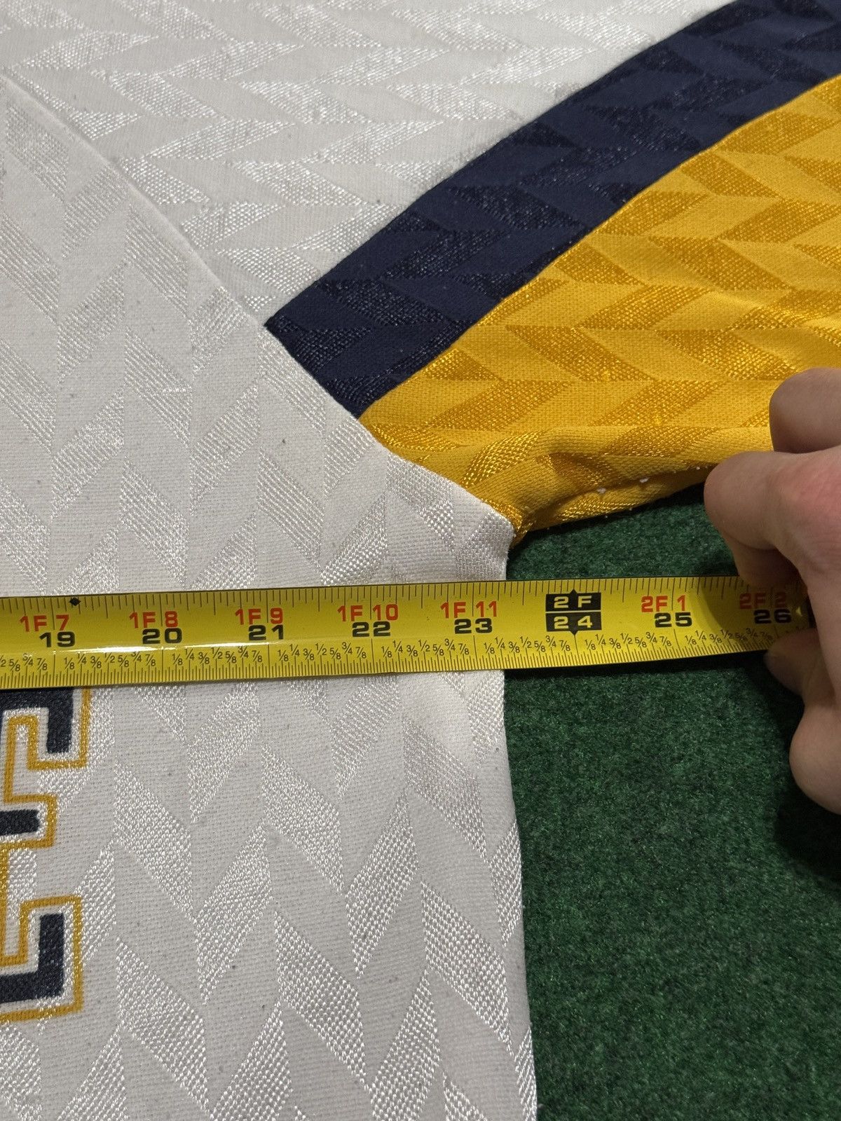 Vintage 90s Notre Dame Irish College Mitre Soccer Jersey