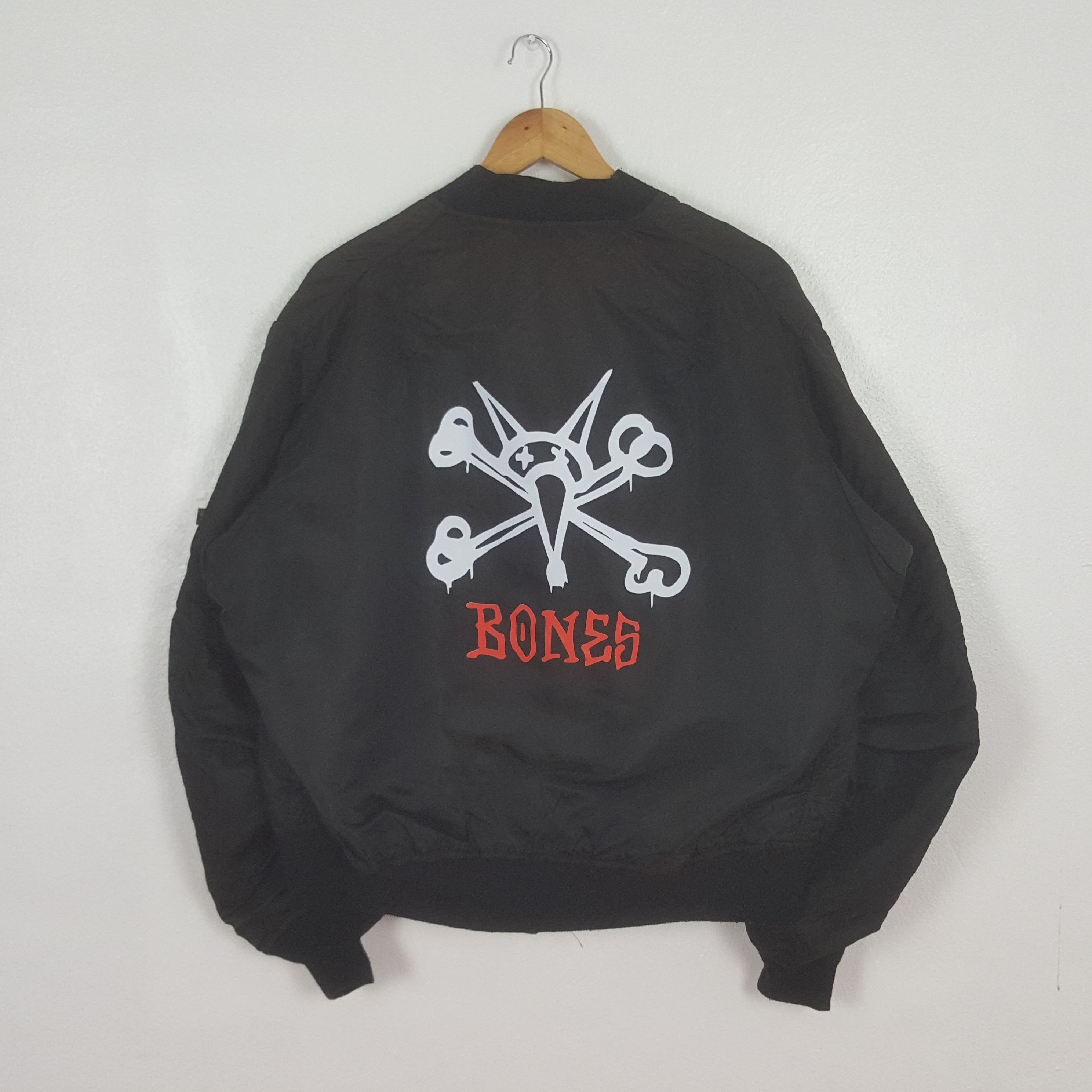 Alpha Industries Vintage Alpha Industries Bones Custom Bombers Jacket C315N24 Size US XL / EU 56 / 4 - 1 Thumbnail