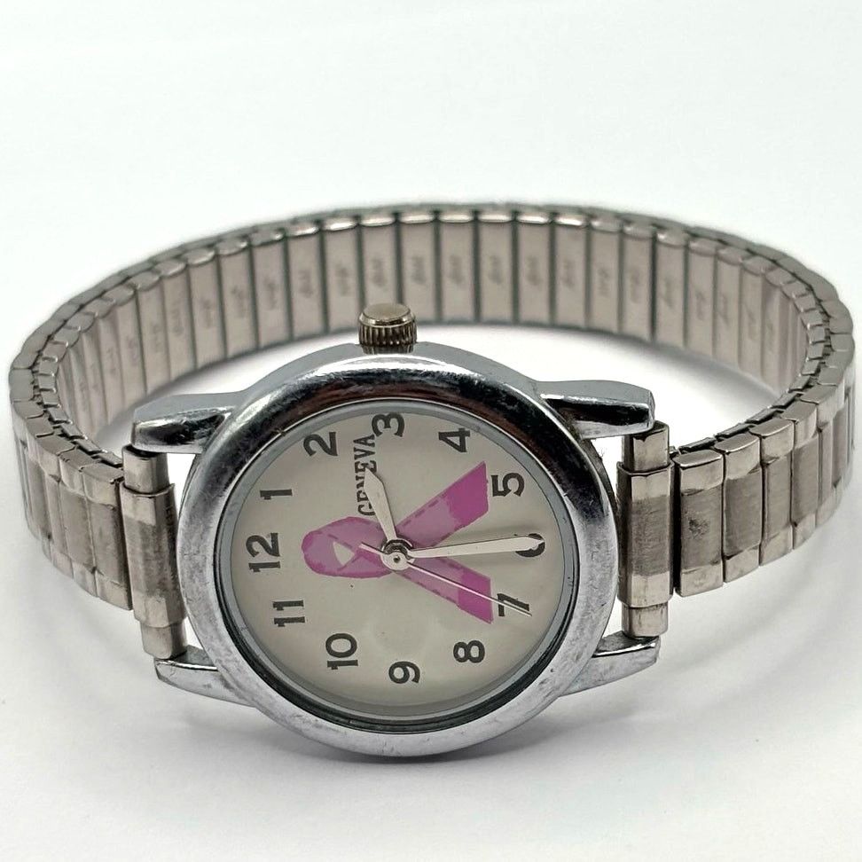 Other Silver Breast Cancer Watch Size ONE SIZE - 3 Thumbnail
