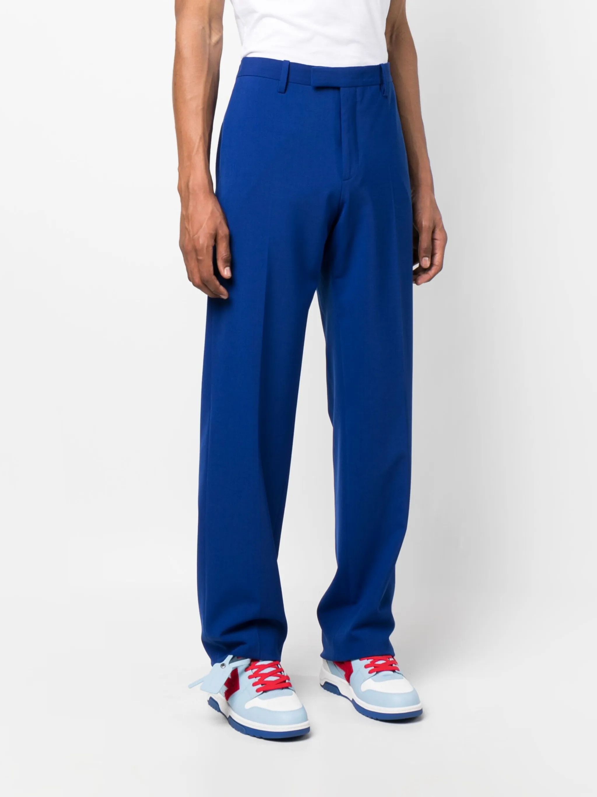 Off-White o1y0225 Casual Pant in Bright Blue Size US 32 / EU 48 - 3 Thumbnail