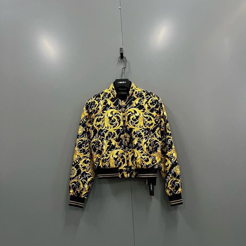 Versace Versace The rhinestone pattern is printed all over the jac Size XXS / US 00 / IT 34 - 1 Thumbnail