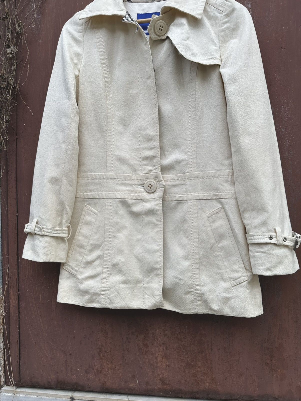 Burberry Burberry Blue Label Canvas Utility Jacket (Woman) Size US S / EU 44-46 / 1 - 6 Thumbnail