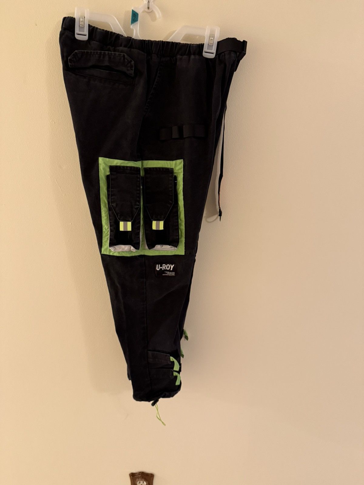Vintage Black/Green cargo pants Size US 32 / EU 48 - 4 Thumbnail