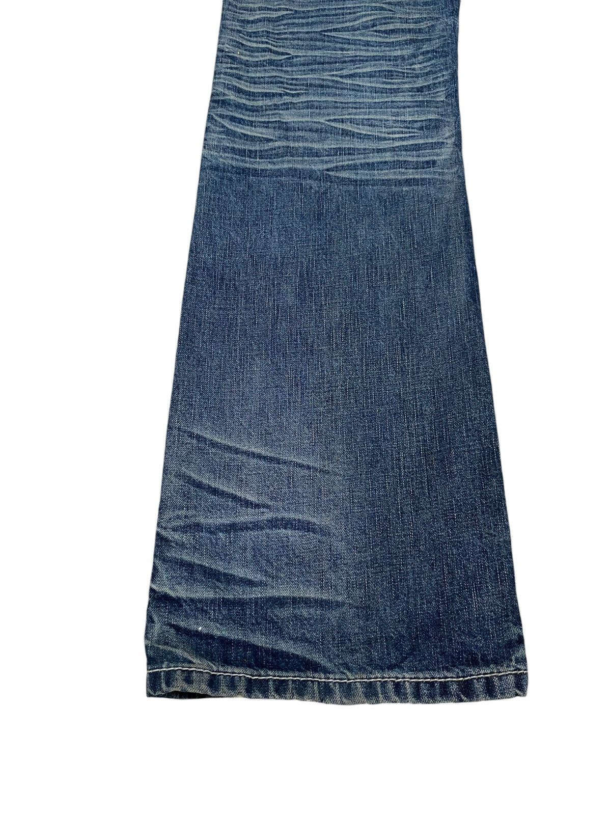 Affliction × If Six Was Nine Rare Vintage Afeliction Black Preminum Flared Jeans 2000s Size US 34 / EU 50 - 7 Thumbnail