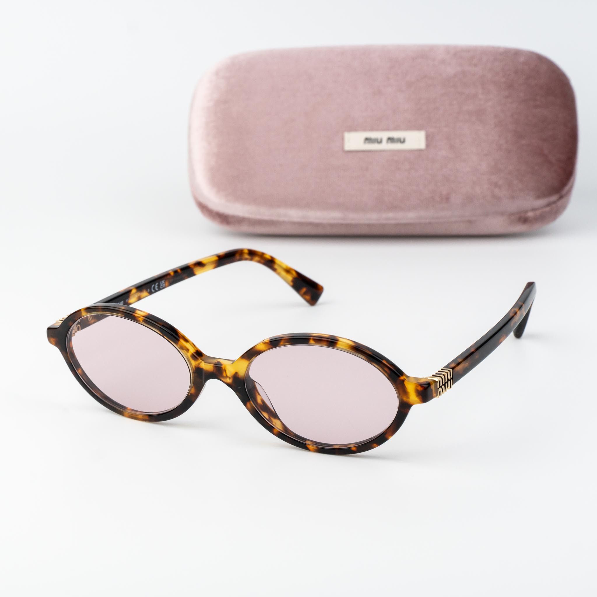 Miu Miu Miu Miu REGARD Women Sunglasses MU04ZS 14L4I0 NEW AUTHENTIC Size ONE SIZE - 1 Thumbnail