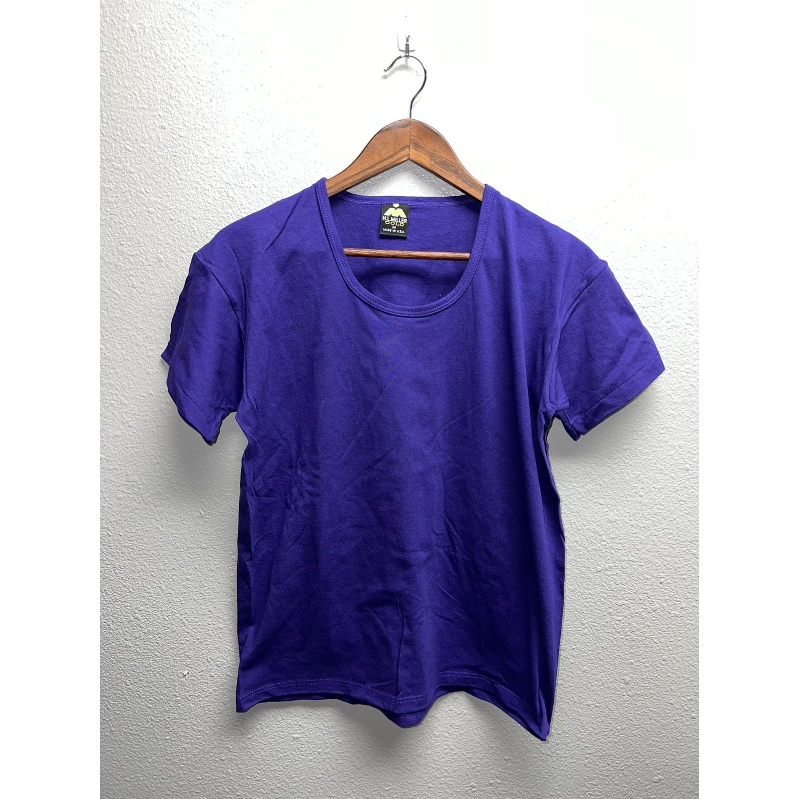 Vintage 90s Women's Vintage H.L. Miller Gold Purple Blank Shirt Top Size M / US 6-8 / IT 42-44 - 1 Thumbnail