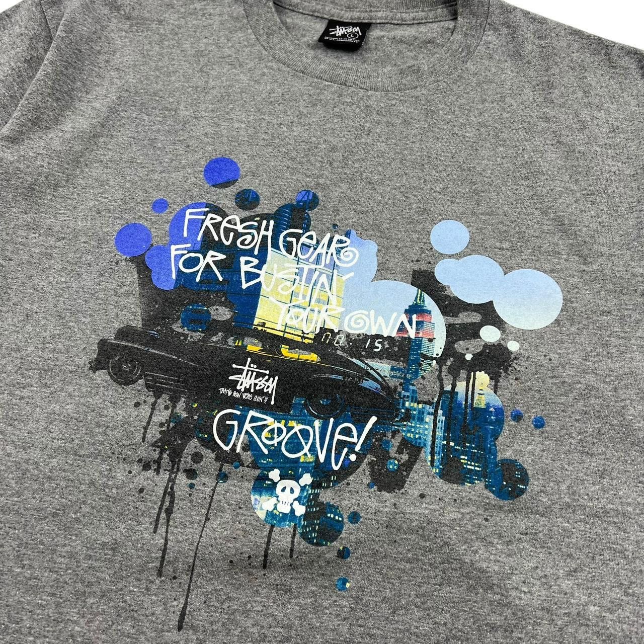 Stussy Vintage 2000s Stussy Fresh Gear T-Shirt - Large Size US L / EU 52-54 / 3 - 2 Thumbnail