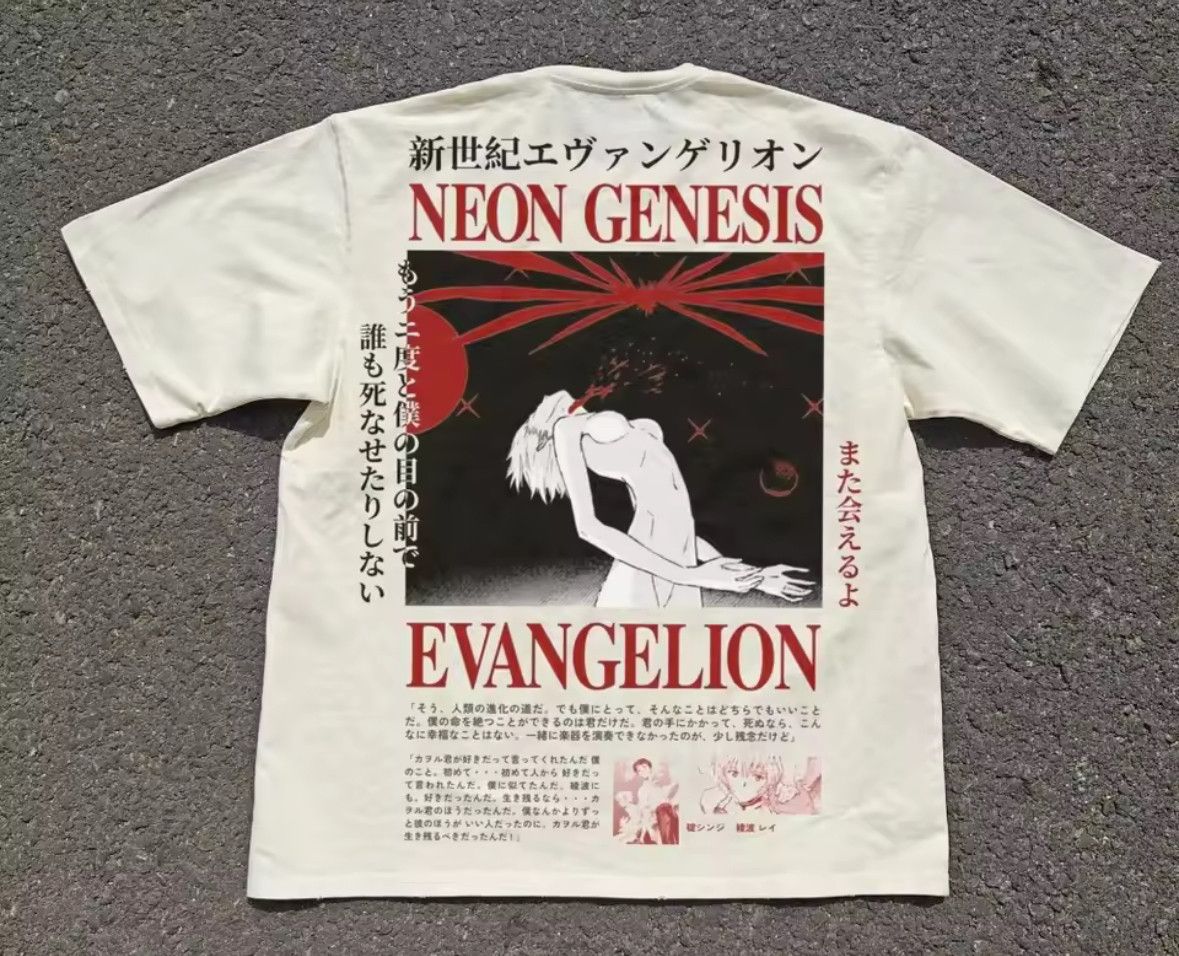 Other Street Classic Y2K Punk Gothic Style Evangelion T-Shirt Size US L / EU 52-54 / 3 - 1 Thumbnail