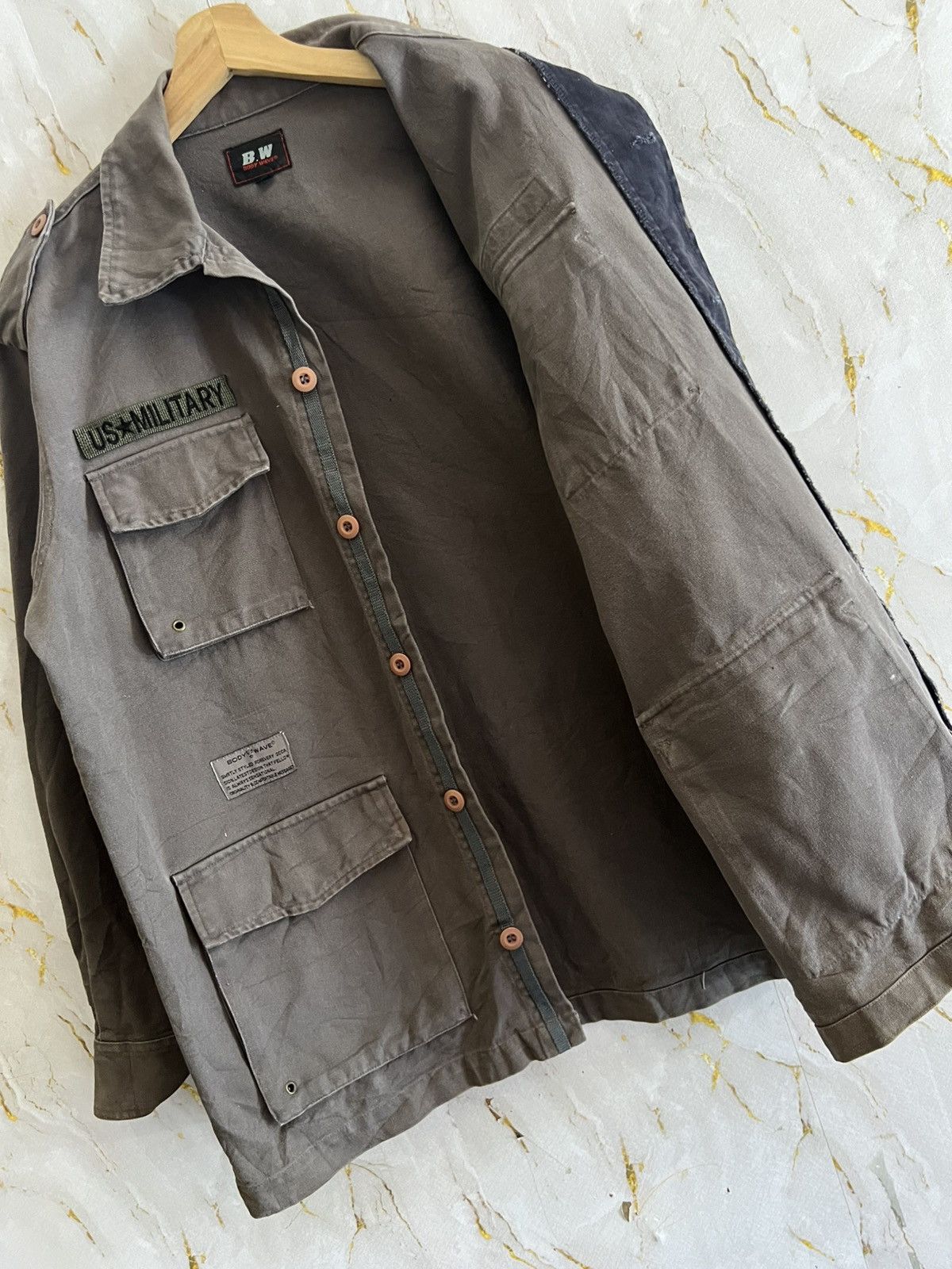 Japanese Brand Body Wave Jacket – Vintage 90s Streetwear Archive Size US L / EU 52-54 / 3 - 6 Thumbnail