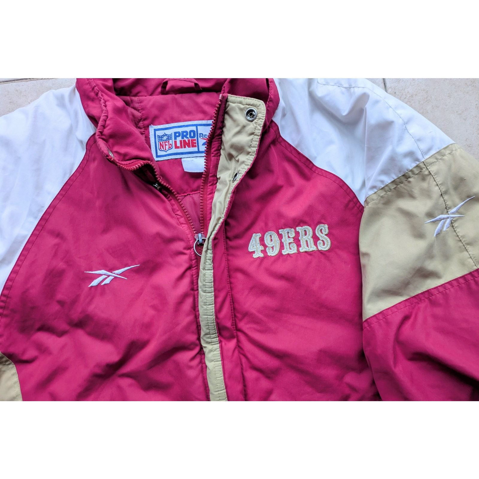 NFL × Starter San Francisco 49ers 90s REEBOK puffer NFL Pro Line vtg Size US XXL / EU 58 / 5 - 2 Thumbnail