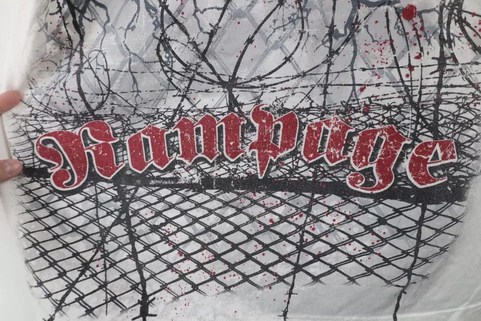 Vintage Vintage MMA Chuck Liddell UFC Rampage Dragon Tribal T-Shirt Size US L / EU 52-54 / 3 - 5 Thumbnail