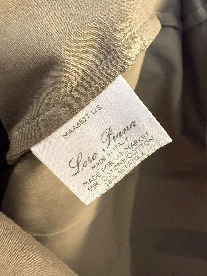 Loro Piana Loro Piana Epaulet Cotton Silk Shirt- Size US XL / EU 56 / 4 - 5 Thumbnail