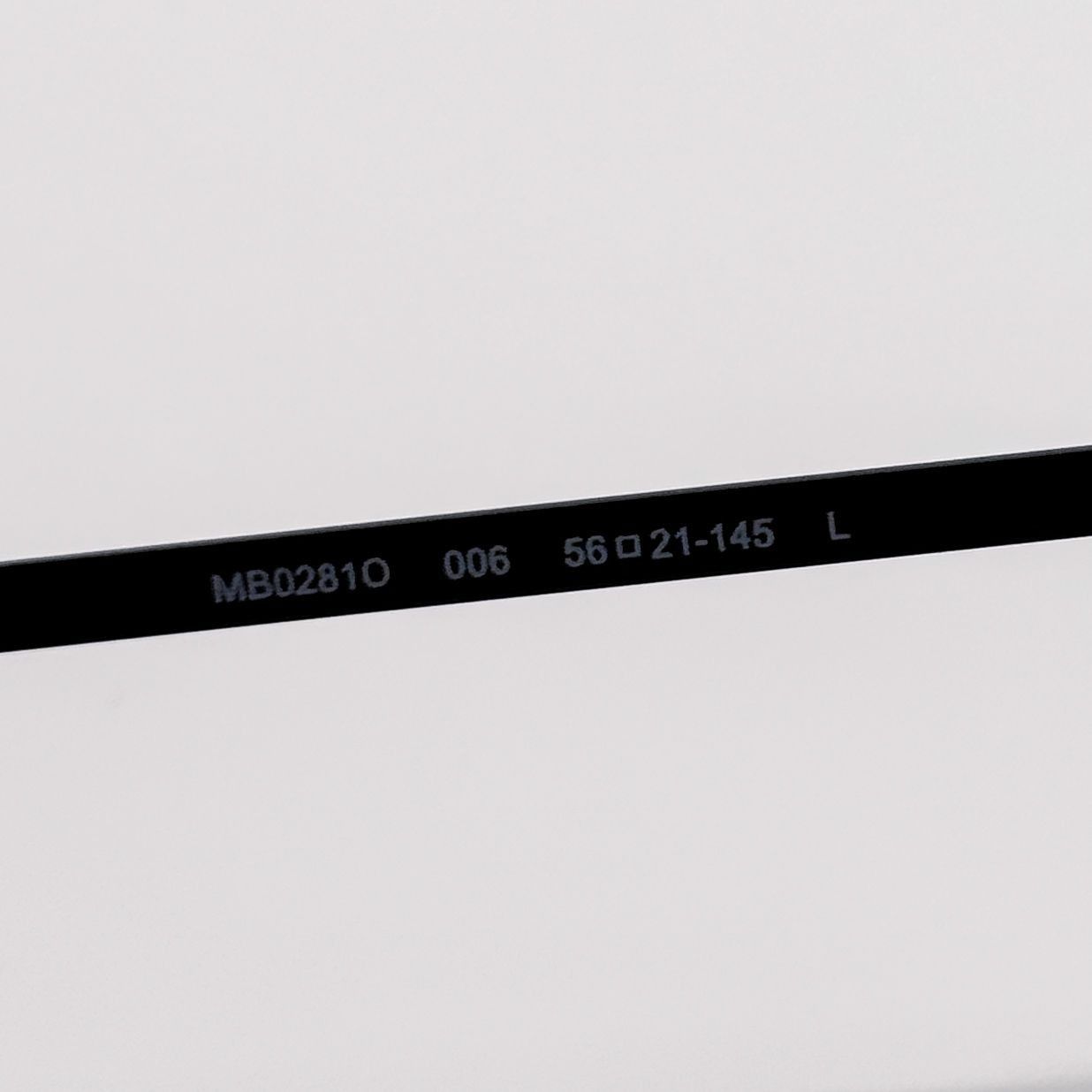 Montblanc NEW MONTBLANC EYEGLASSES MB0281O 006 BLACK MEN EYEWEAR Size ONE SIZE - 7 Thumbnail