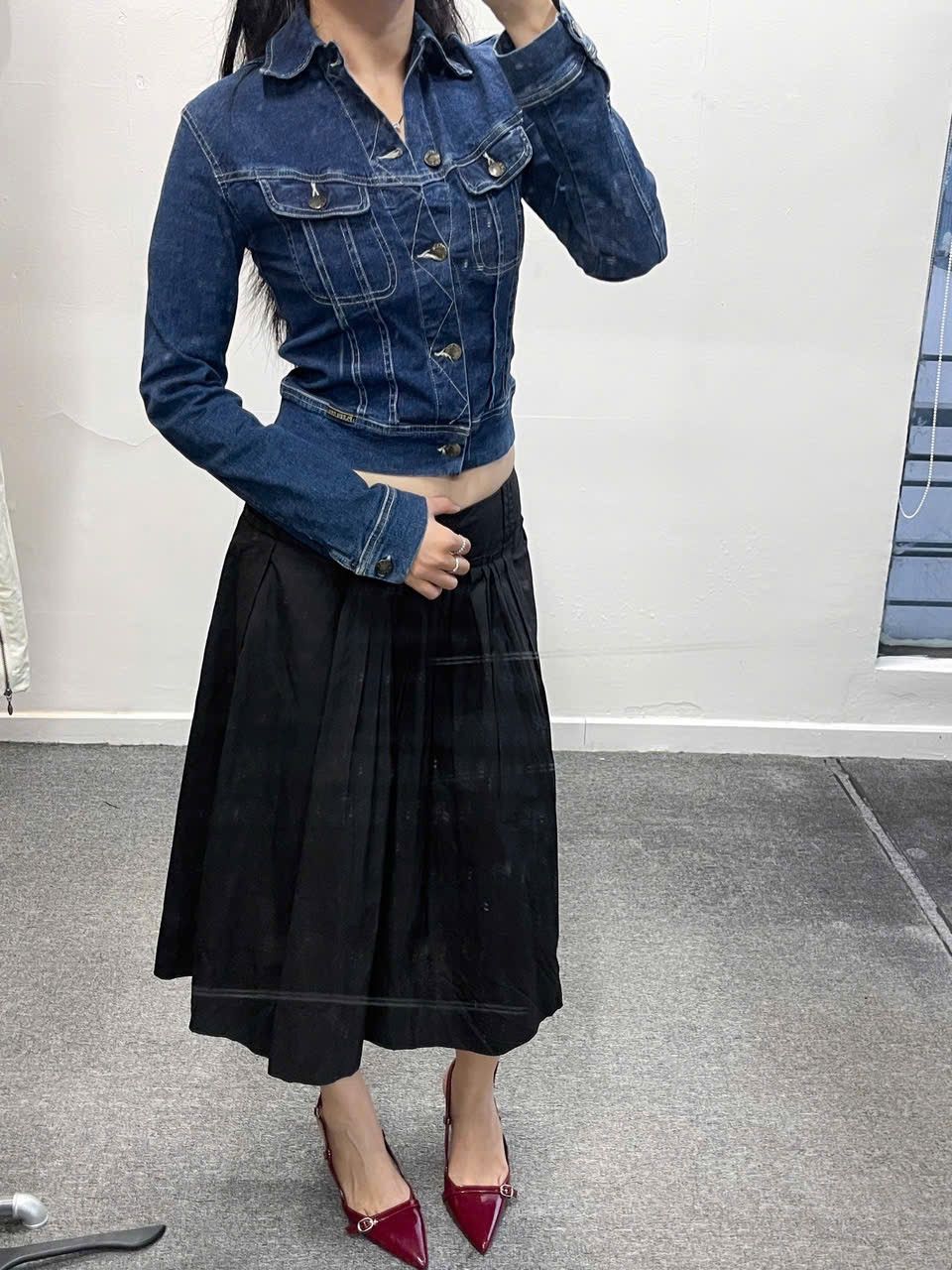 plein sud 2000s Plein Sud cropped denim jacket Size XS / US 0-2 / IT 36-38 - 3 Thumbnail