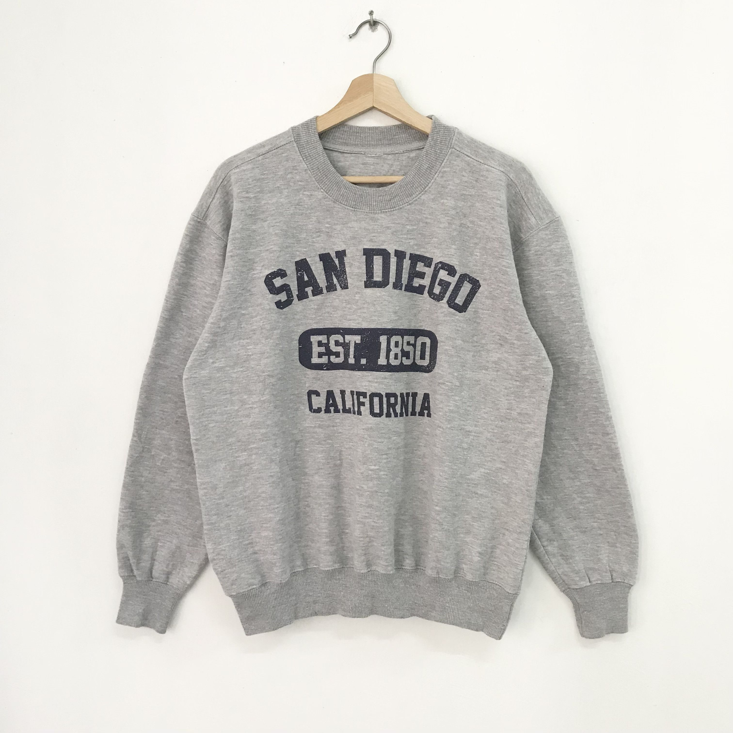 Japanese Brand Vintage San Diego California Sweatshirt - 185 Size US M / EU 48-50 / 2 - 1 Thumbnail
